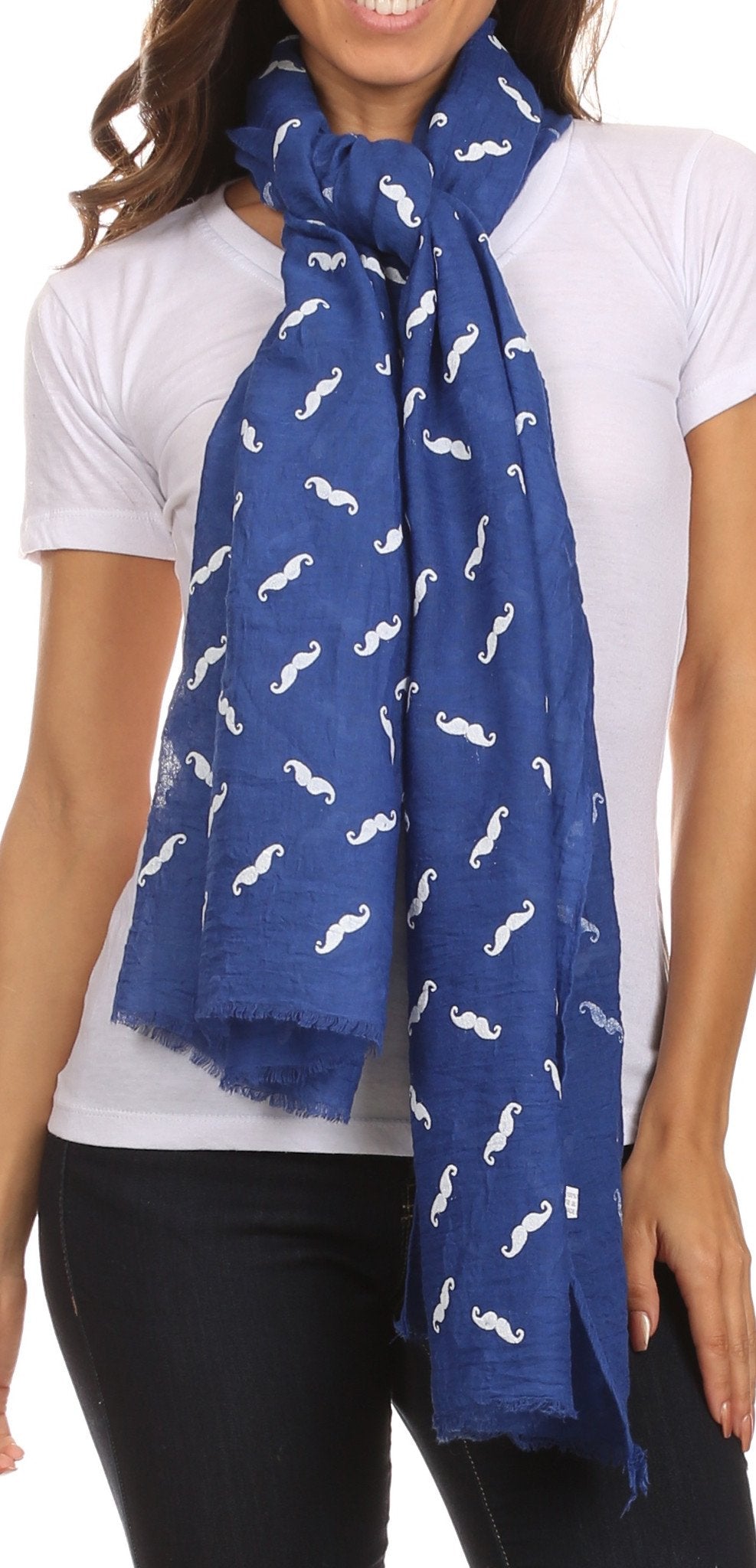 Sakkas Hillary summer breeze lightweight flowing sheer gauze wrap scarf - Concordia Style Boutique