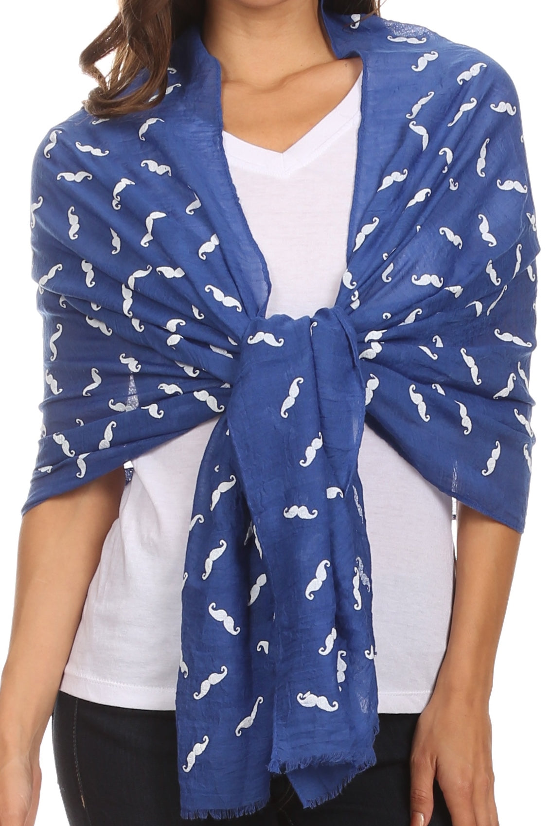 Sakkas Hillary summer breeze lightweight flowing sheer gauze wrap scarf - Concordia Style Boutique