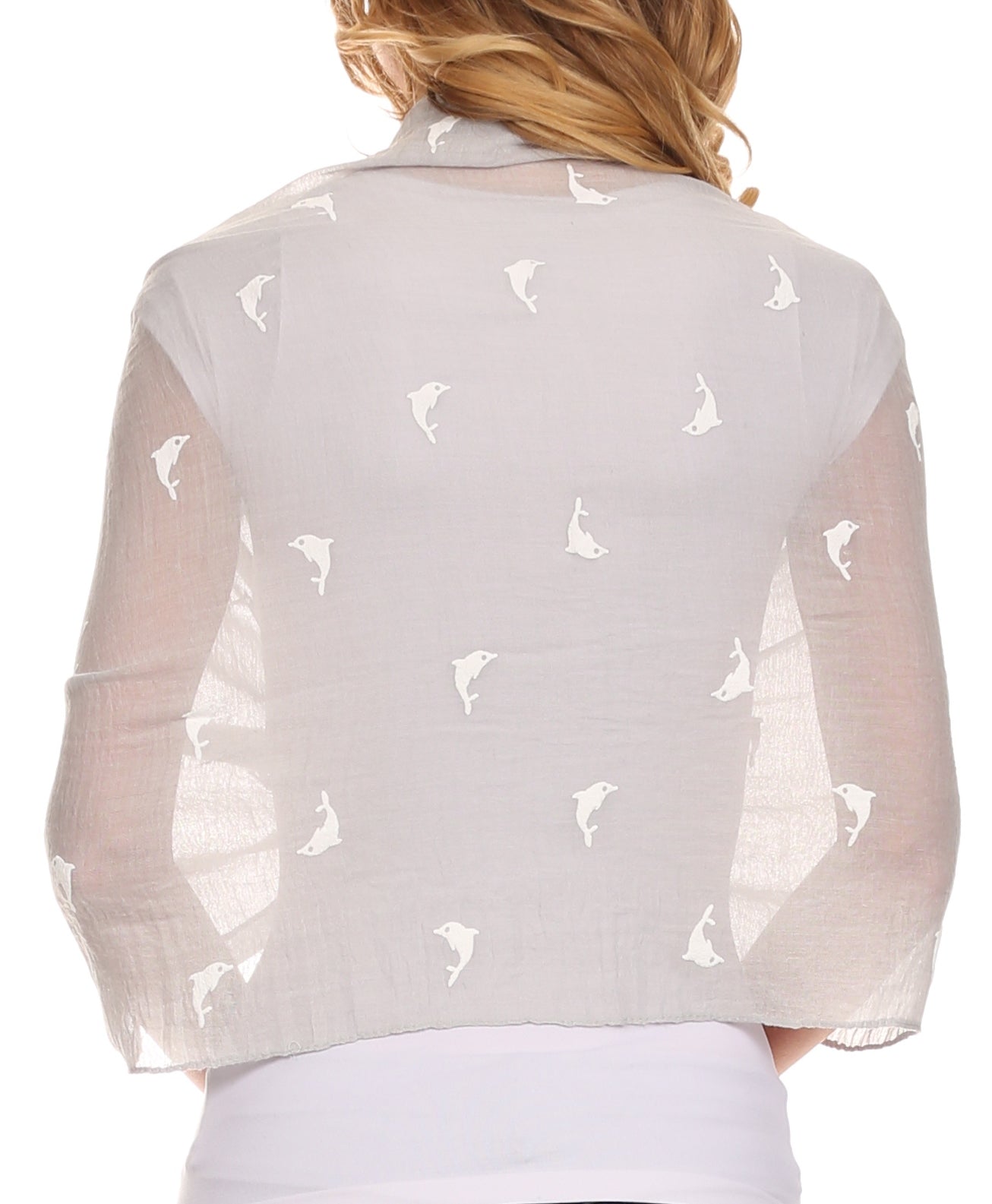 Sakkas Hillary summer breeze lightweight flowing sheer gauze wrap scarf - Concordia Style Boutique