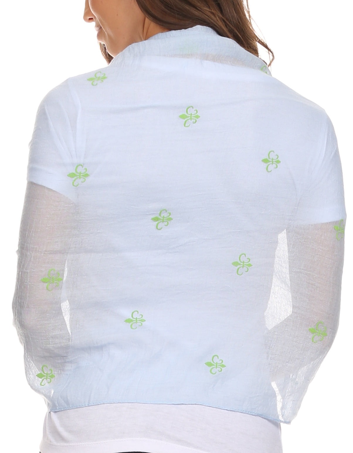 Sakkas Hillary summer breeze lightweight flowing sheer gauze wrap scarf - Concordia Style Boutique