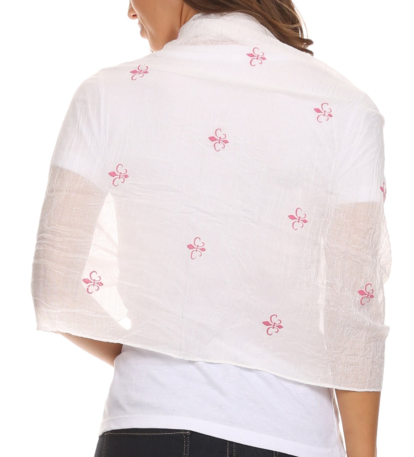 Sakkas Hillary summer breeze lightweight flowing sheer gauze wrap scarf - Concordia Style Boutique