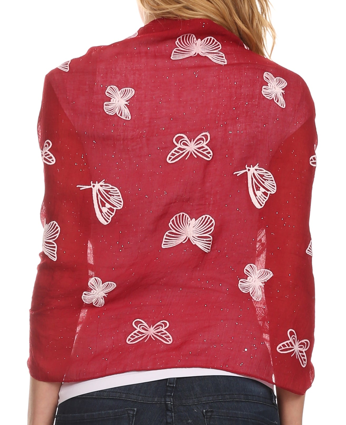 Sakkas Hillary summer breeze lightweight flowing sheer gauze wrap scarf - Concordia Style Boutique