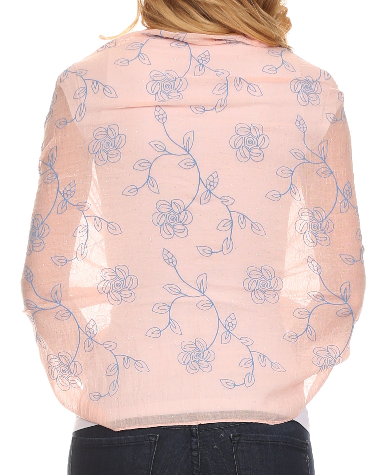 Sakkas Hillary summer breeze lightweight flowing sheer gauze wrap scarf - Concordia Style Boutique