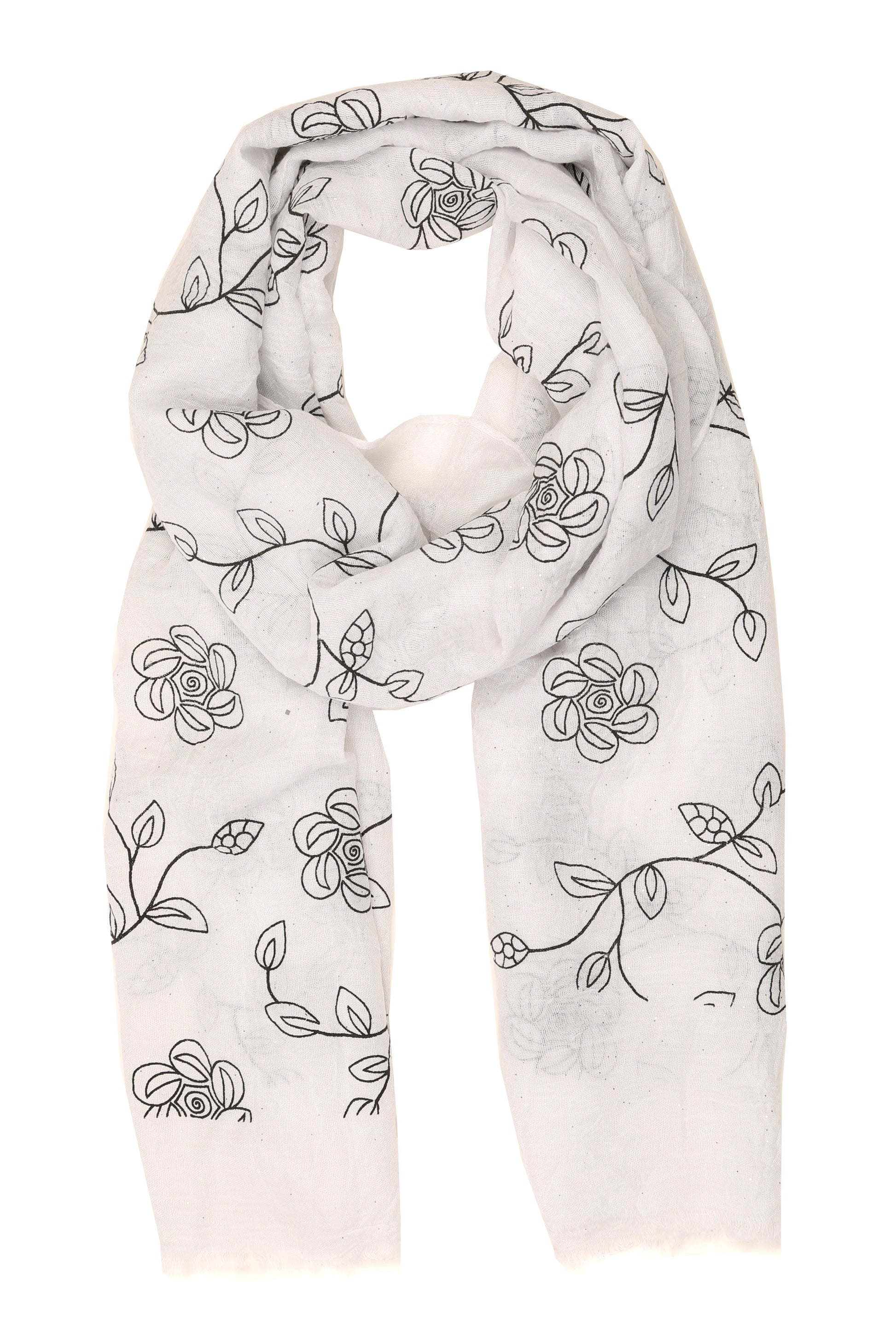 Sakkas Hillary summer breeze lightweight flowing sheer gauze wrap scarf - Concordia Style Boutique