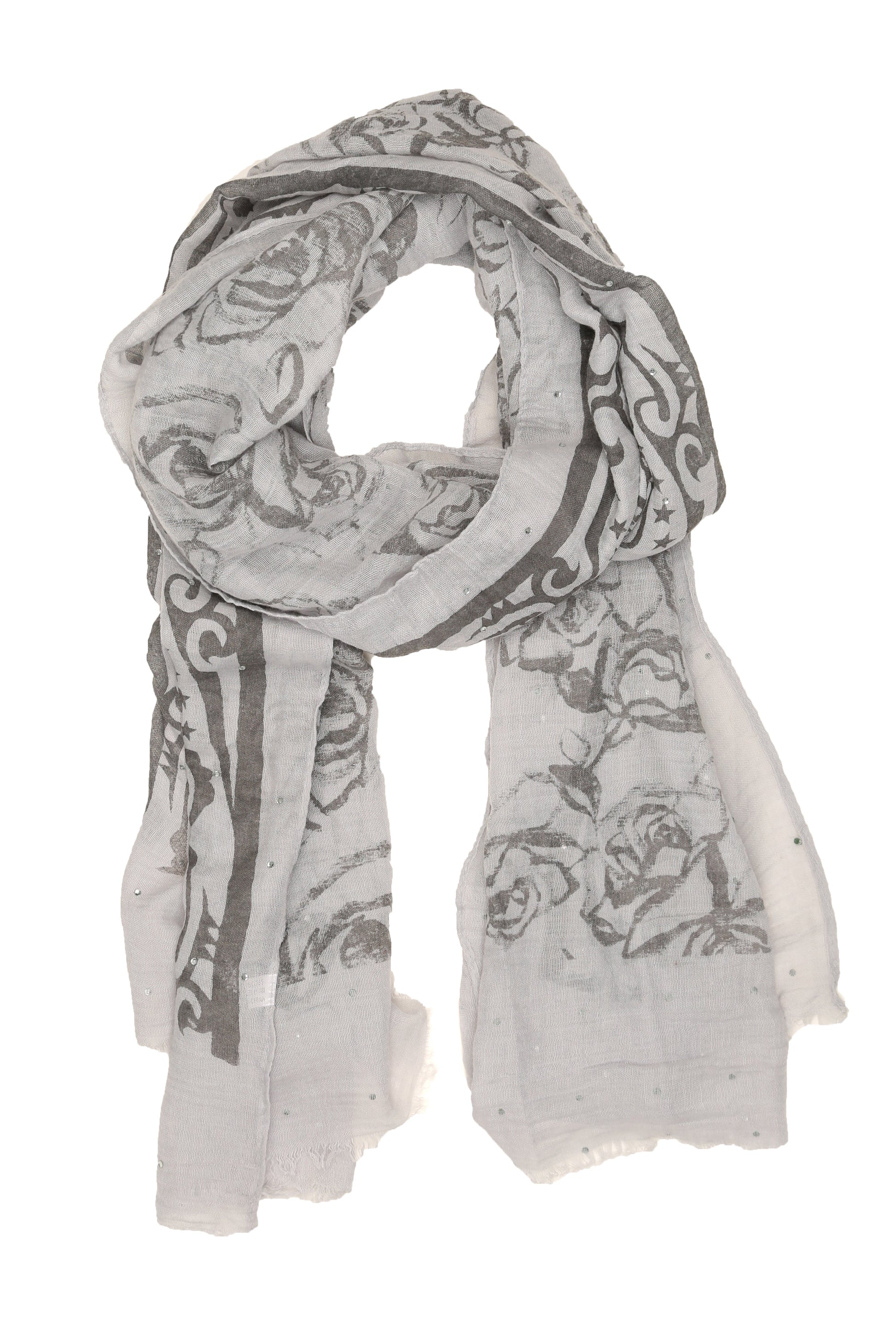 Sakkas Hillary summer breeze lightweight flowing sheer gauze wrap scarf - Concordia Style Boutique