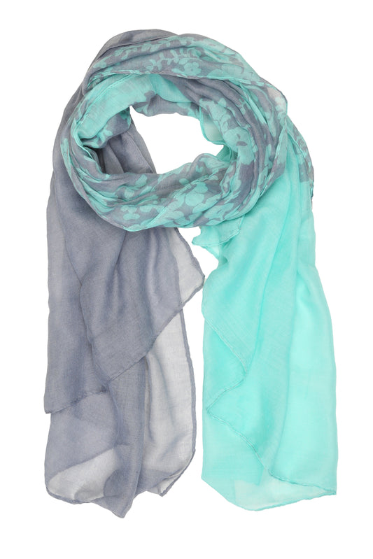 Sakkas Nichole summer gauze featherweight patterned versitile sheer scarf wrap - Concordia Style Boutique