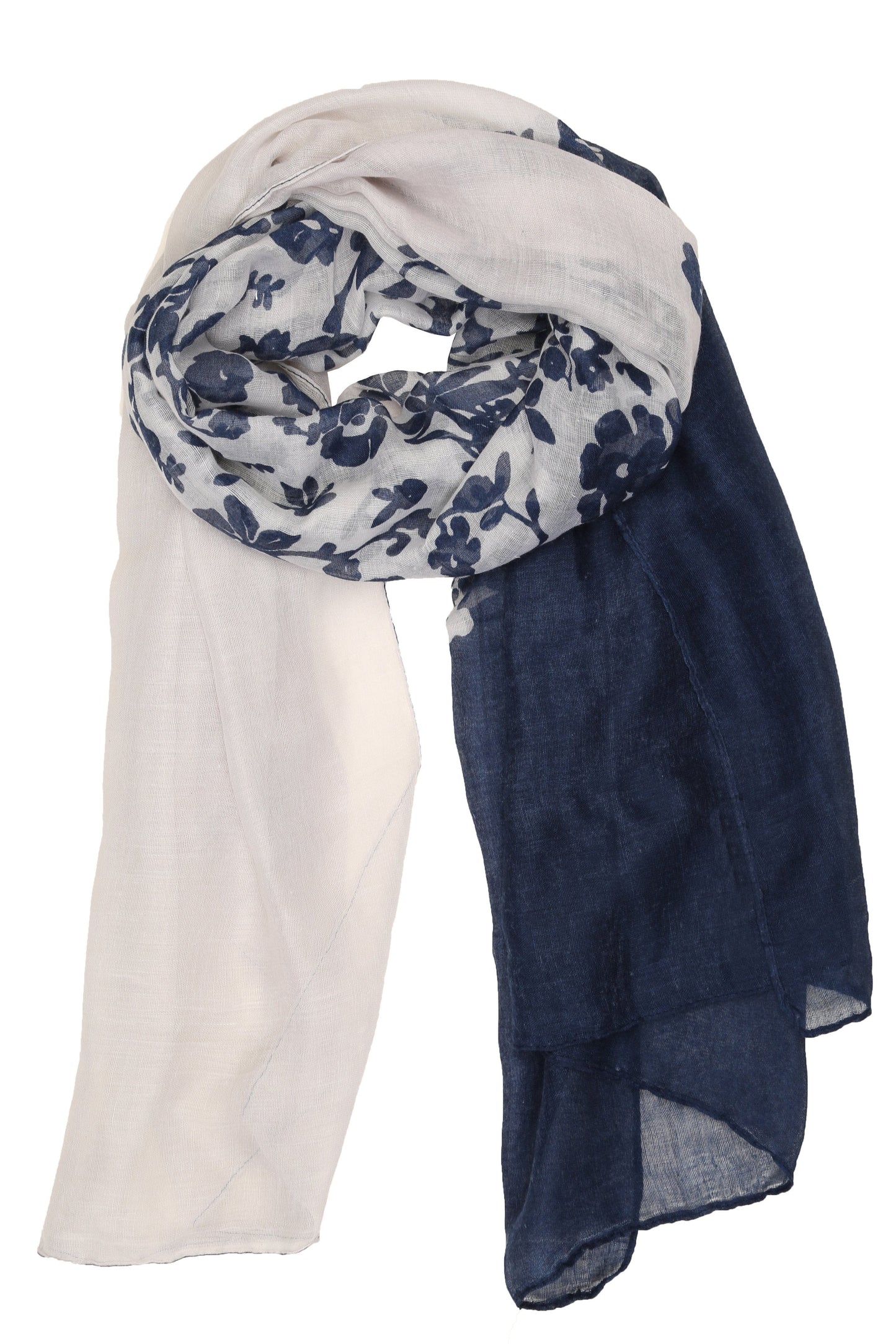 Sakkas Nichole summer gauze featherweight patterned versitile sheer scarf wrap - Concordia Style Boutique
