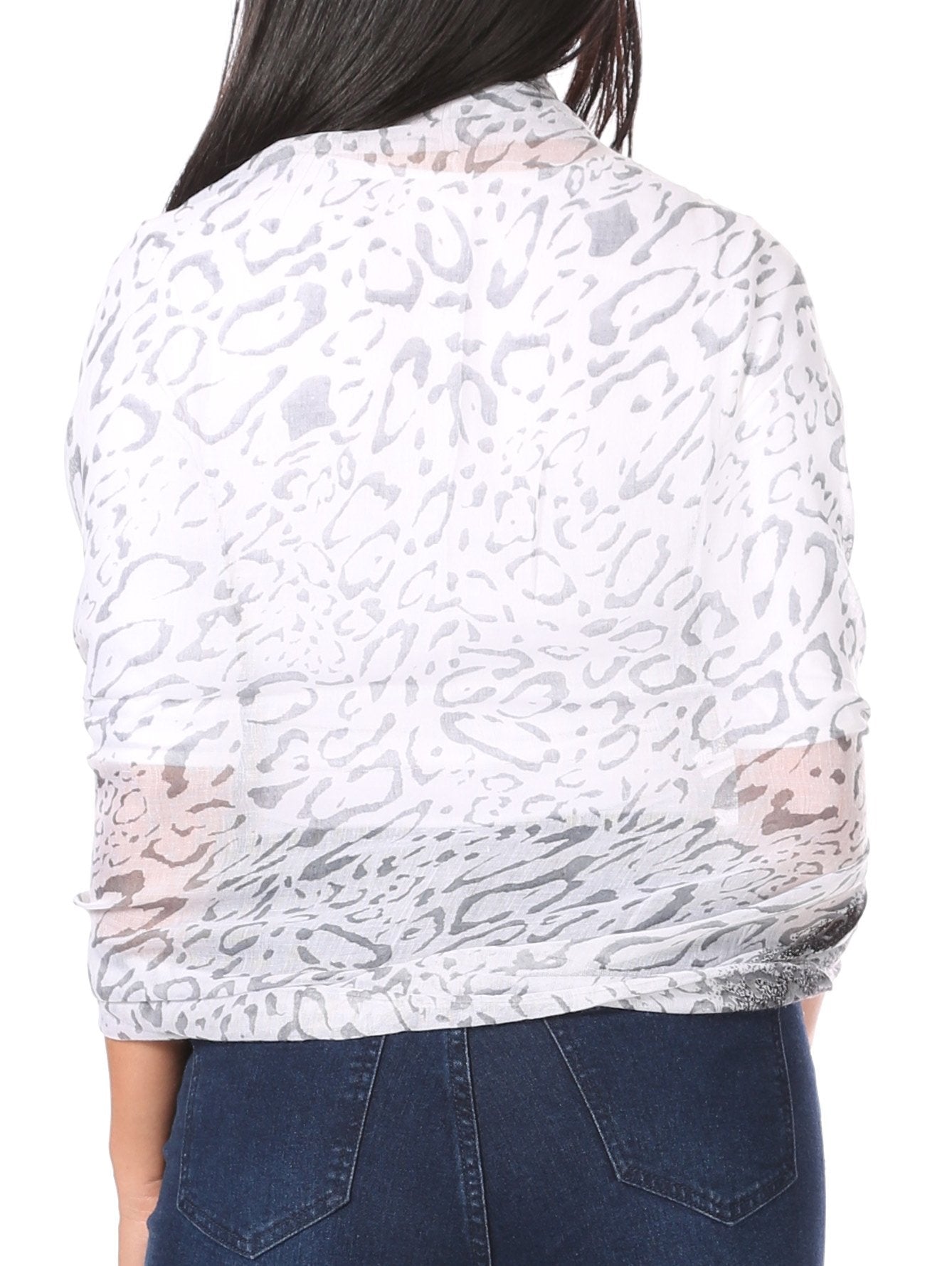 Sakkas Nichole summer gauze featherweight patterned versitile sheer scarf wrap - Concordia Style Boutique