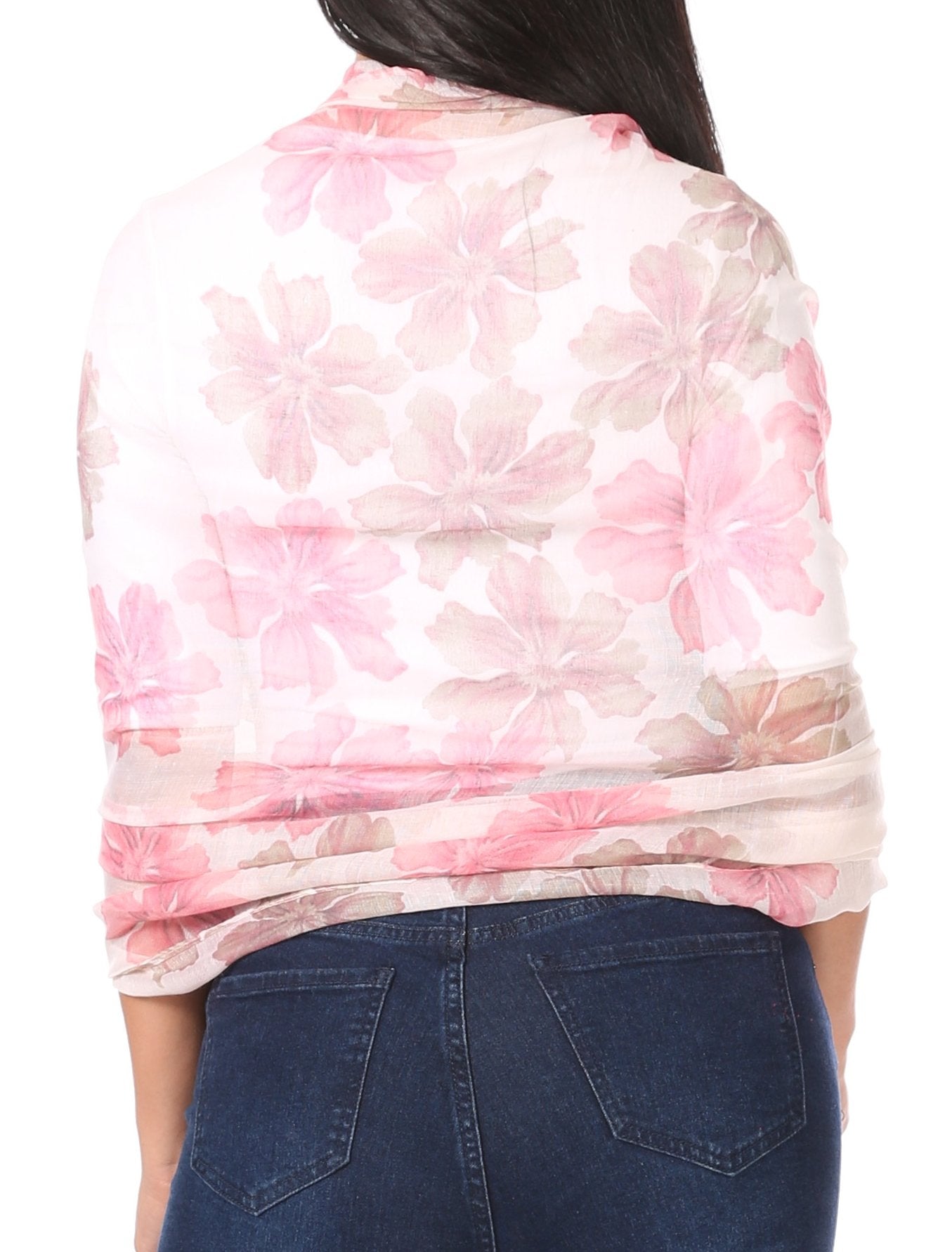 Sakkas Nichole summer gauze featherweight patterned versitile sheer scarf wrap - Concordia Style Boutique
