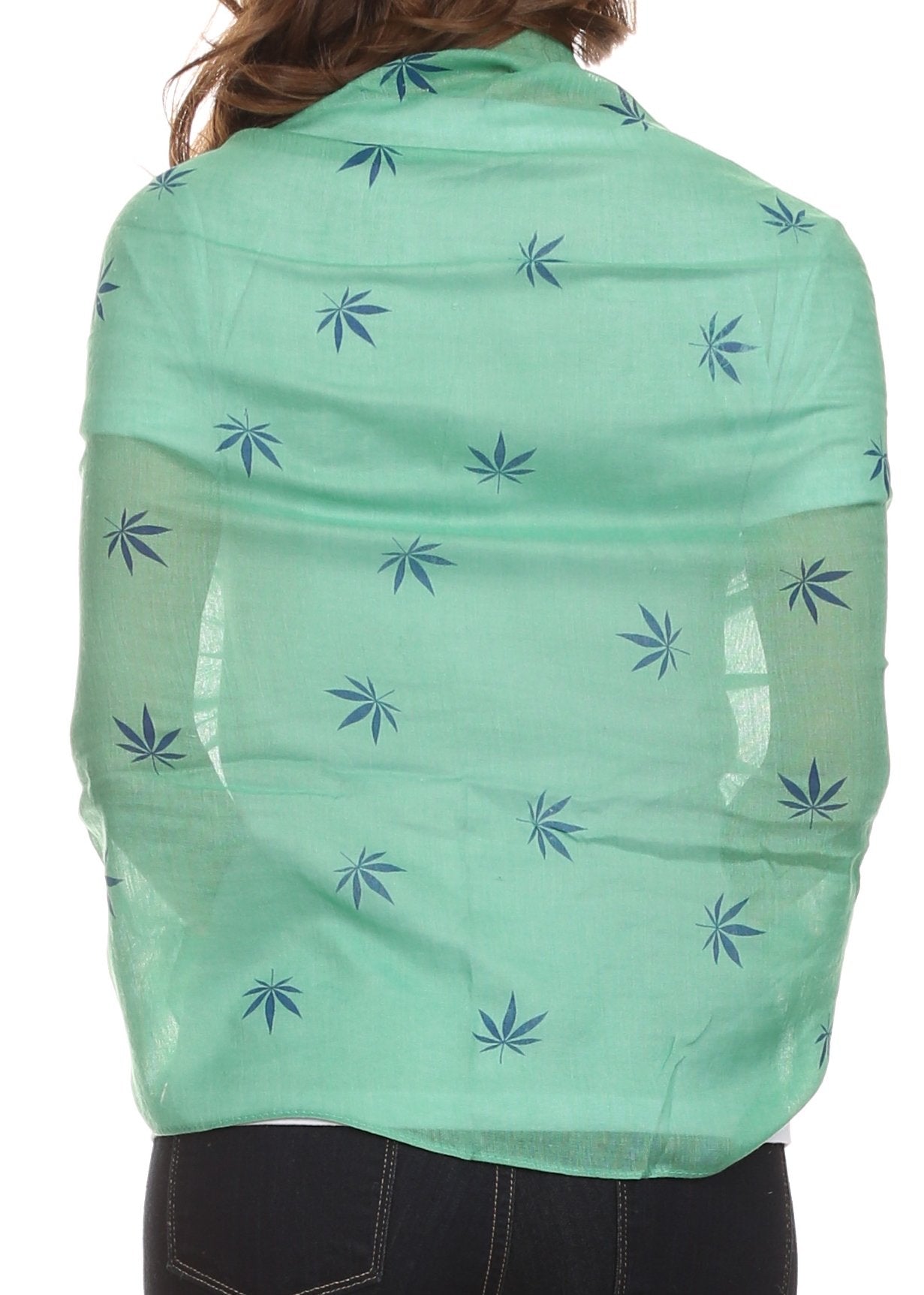Sakkas Nichole summer gauze featherweight patterned versitile sheer scarf wrap - Concordia Style Boutique