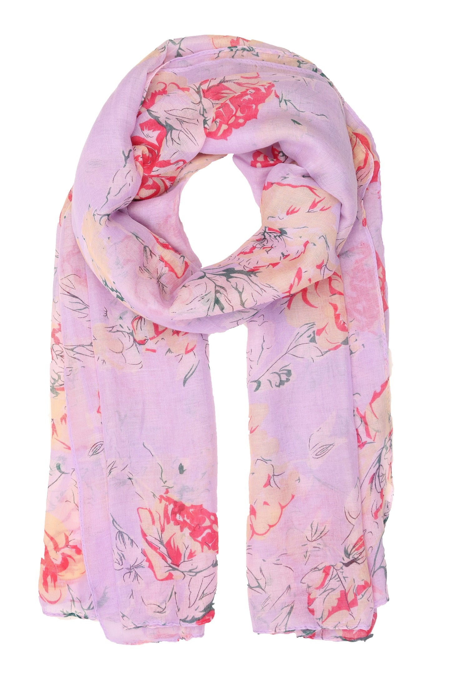 Sakkas Nichole summer gauze featherweight patterned versitile sheer scarf wrap - Concordia Style Boutique