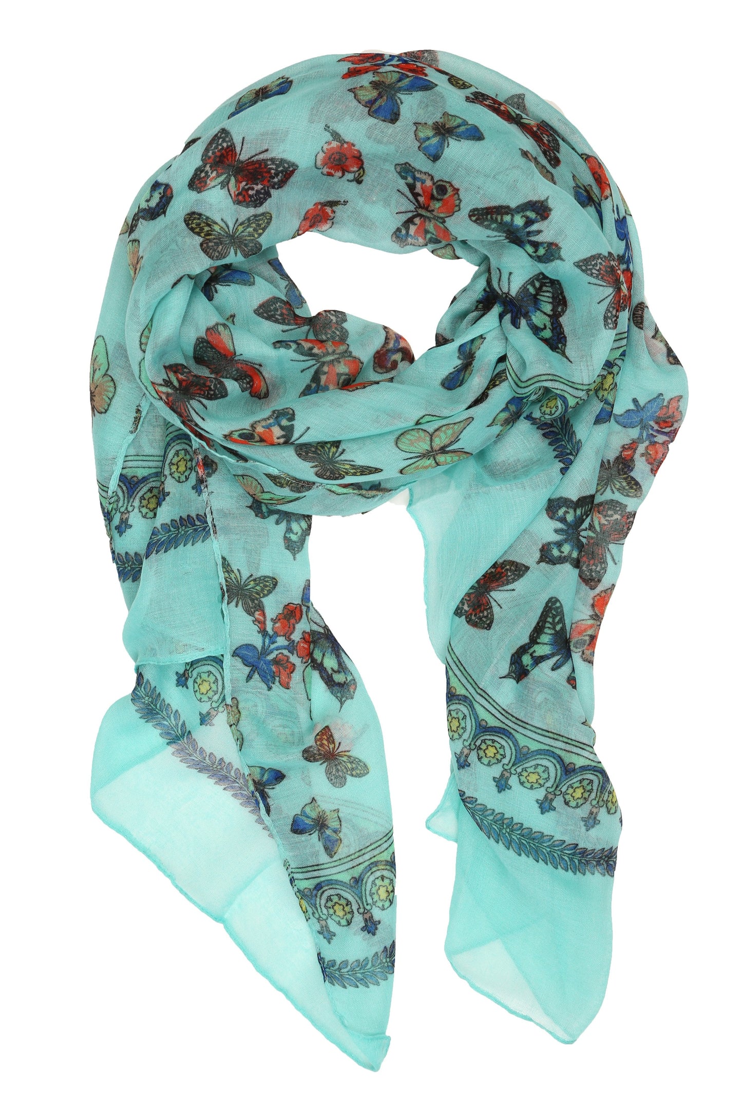 Sakkas Nichole summer gauze featherweight patterned versitile sheer scarf wrap - Concordia Style Boutique