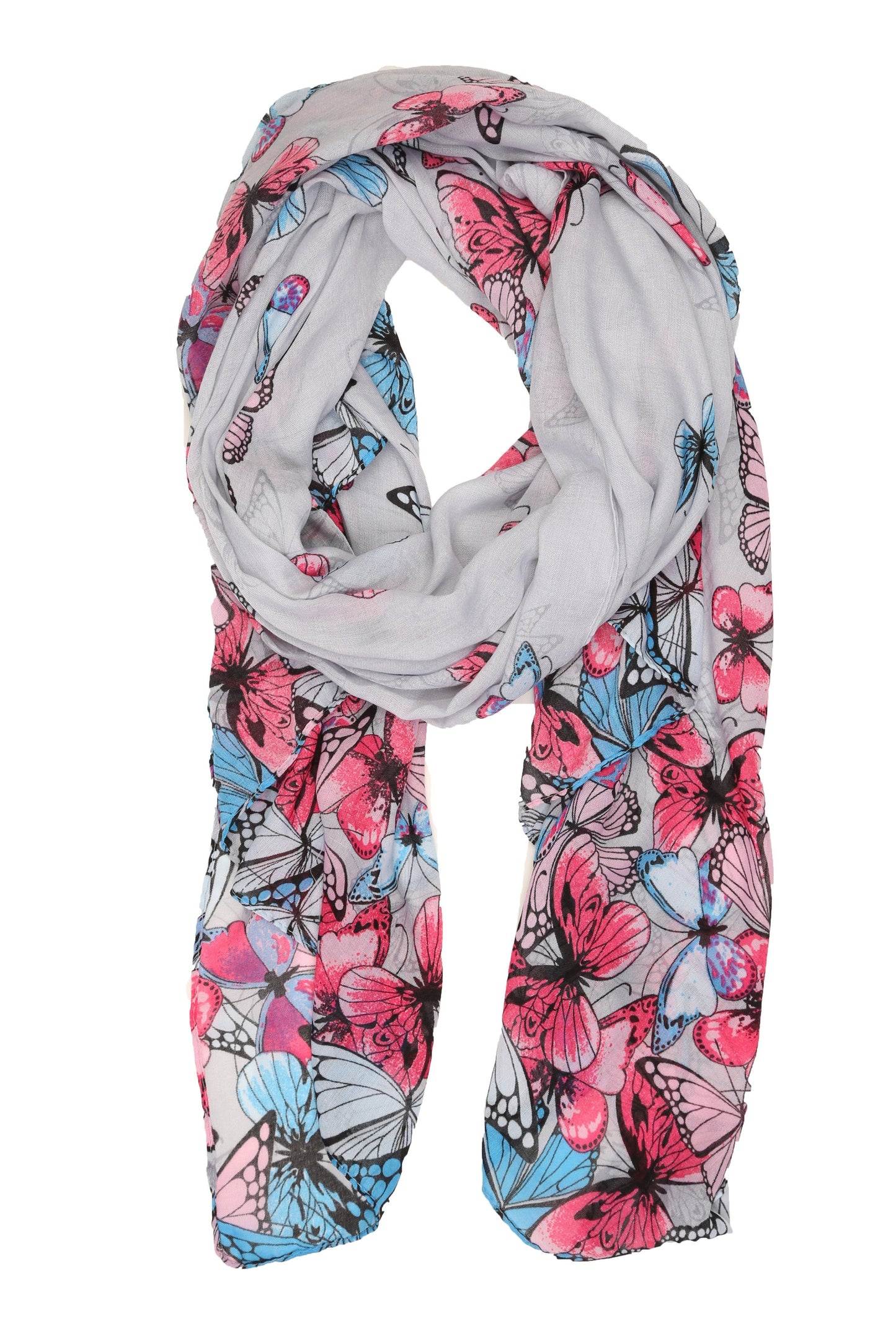 Sakkas Nichole summer gauze featherweight patterned versitile sheer scarf wrap - Concordia Style Boutique