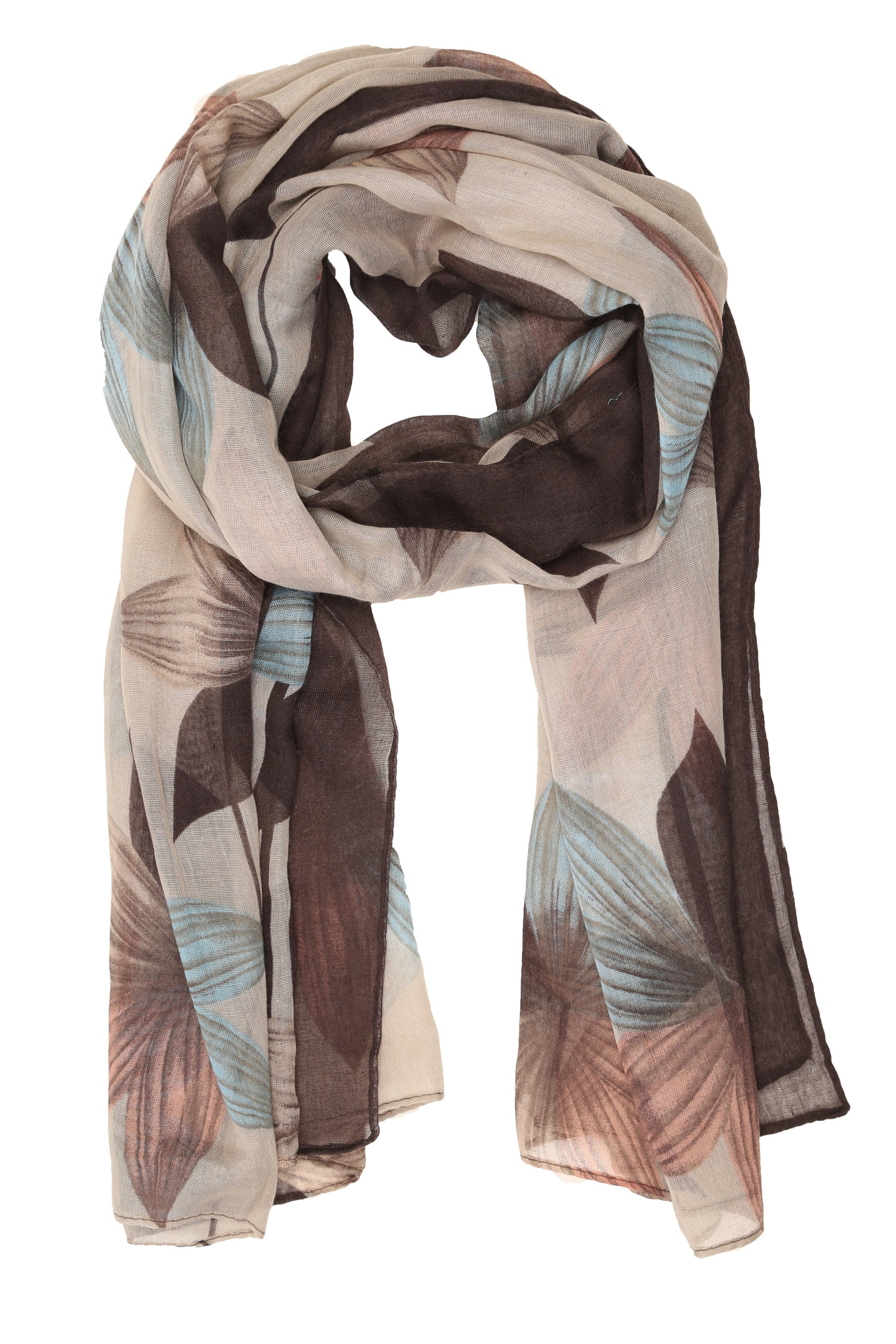 Sakkas Nichole summer gauze featherweight patterned versitile sheer scarf wrap - Concordia Style Boutique