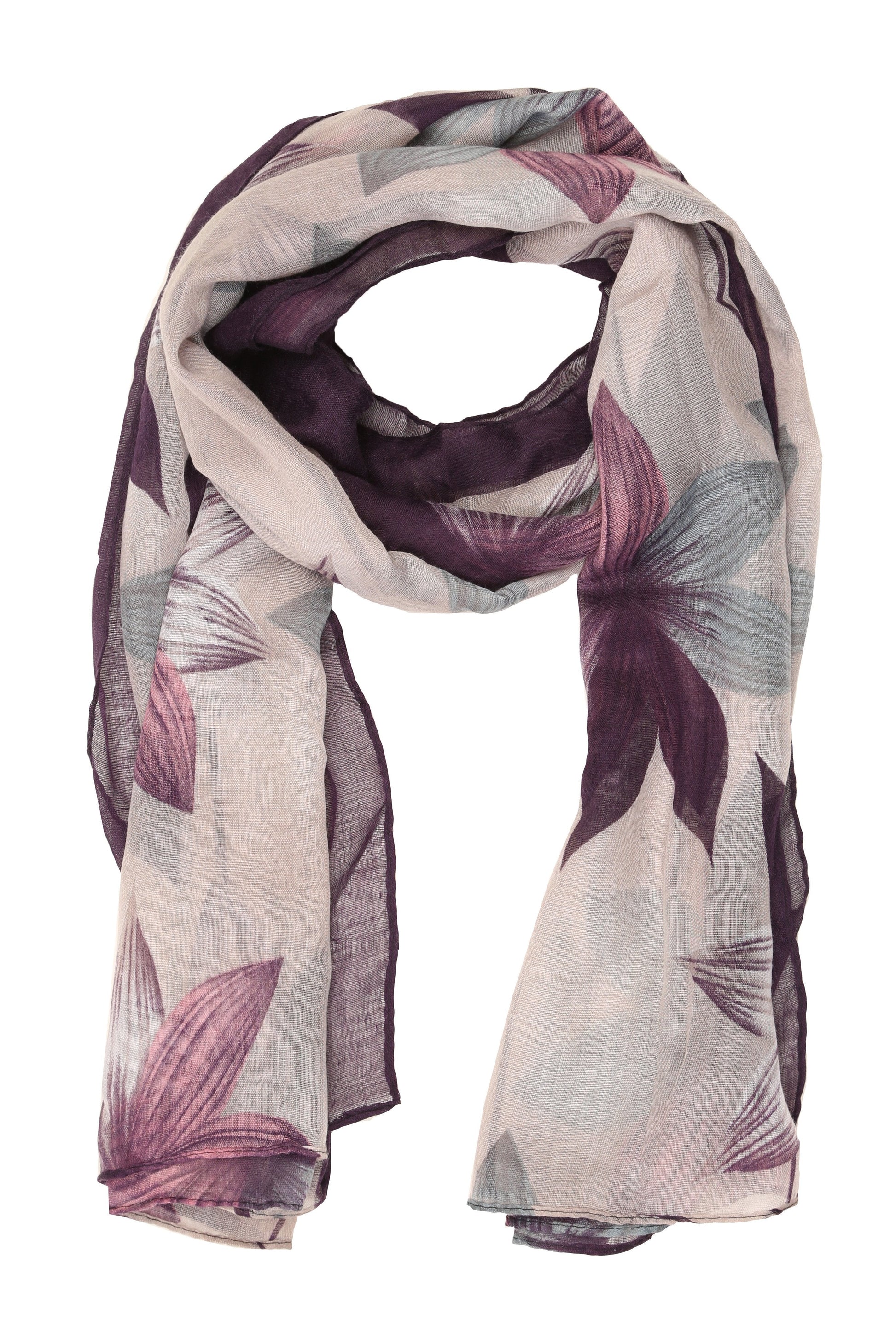 Sakkas Nichole summer gauze featherweight patterned versitile sheer scarf wrap - Concordia Style Boutique