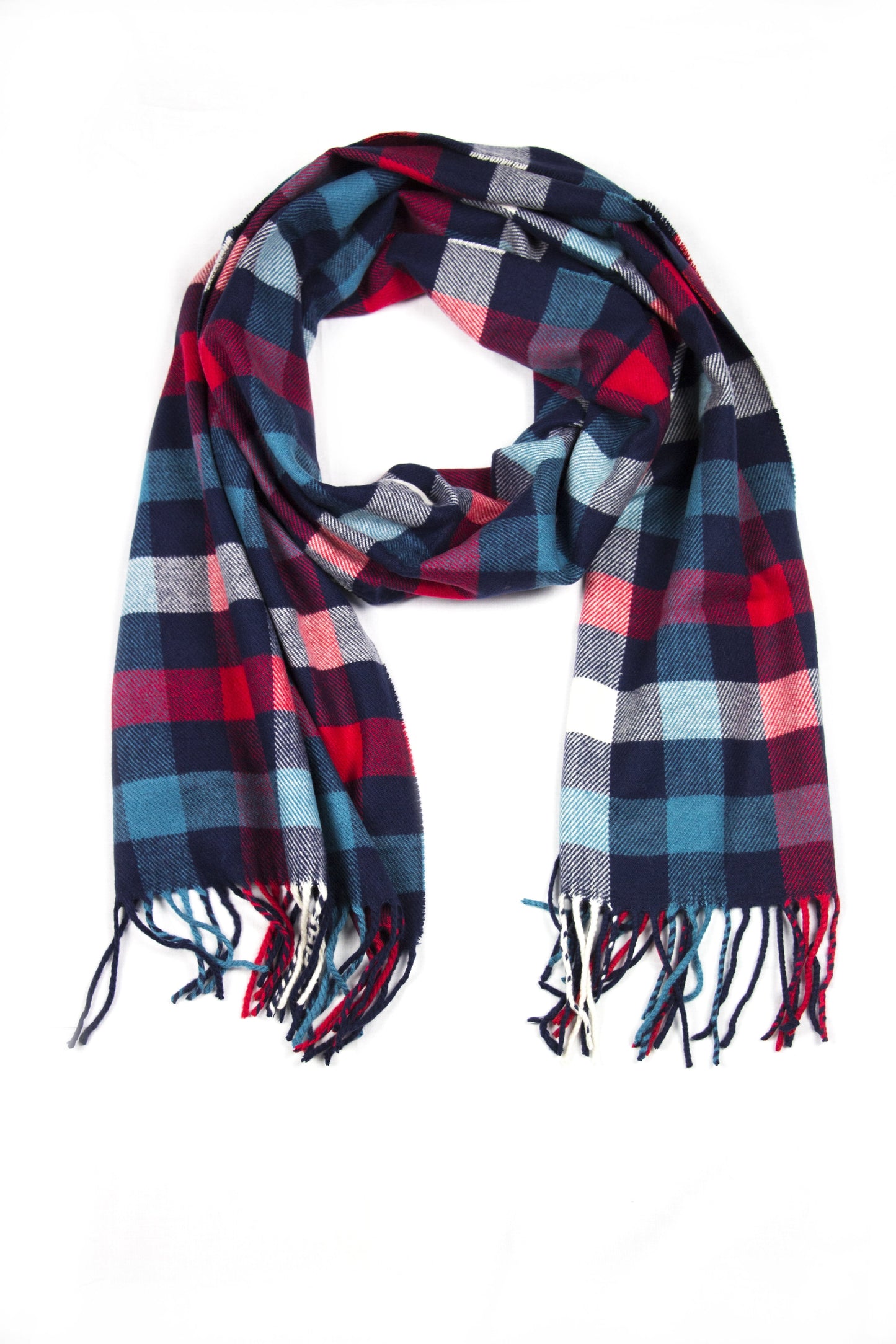 Sakkas Booker Cashmere Feel Solid Colored Unisex Winter Scarf With Fringe - Concordia Style Boutique