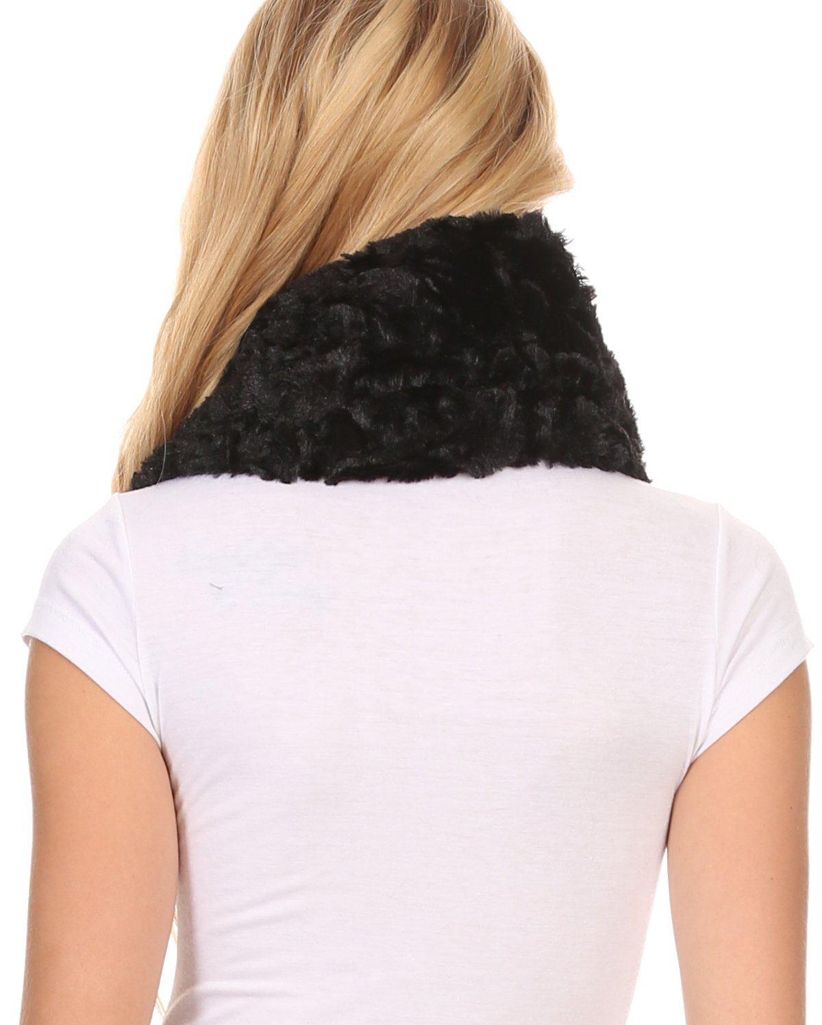 Sakkas Mellah Long Wide Soft Fuzzy Furry Fur Infinity Fall Winter Wrap Scarf - Concordia Style Boutique