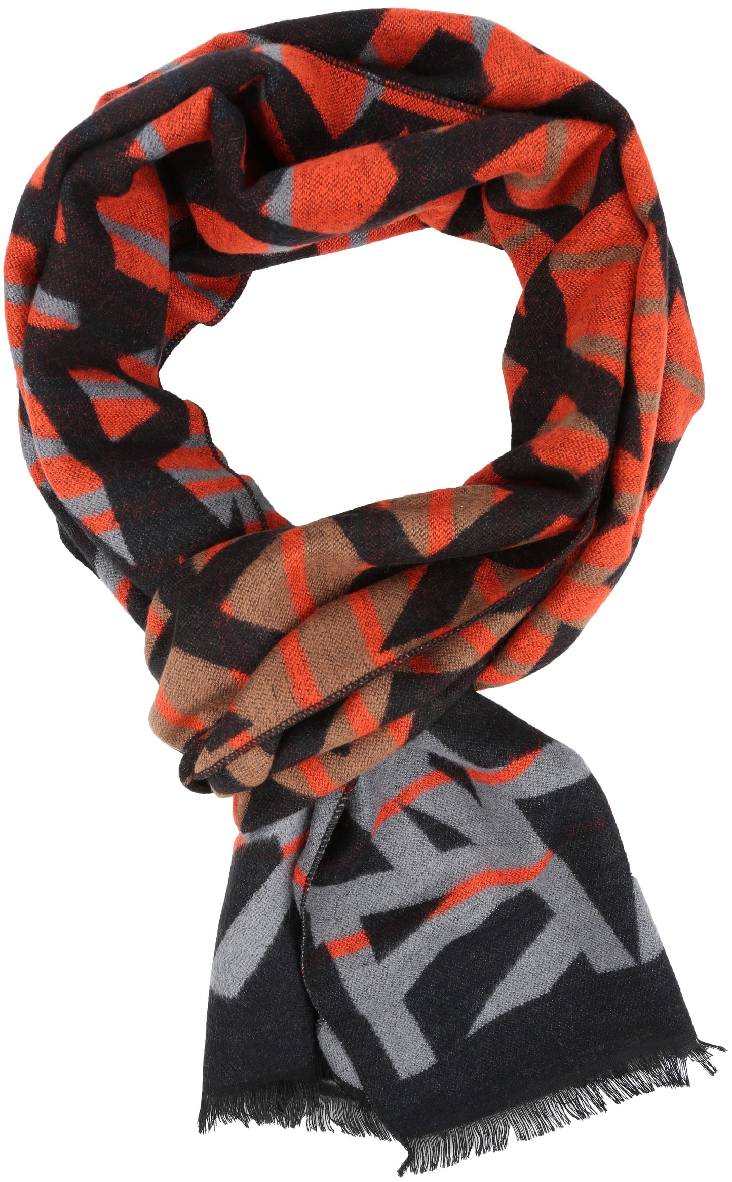 Sakkas Louek Long Wide Multi Colored Patterend UniSex Cashmere Feel Scarf - Concordia Style Boutique