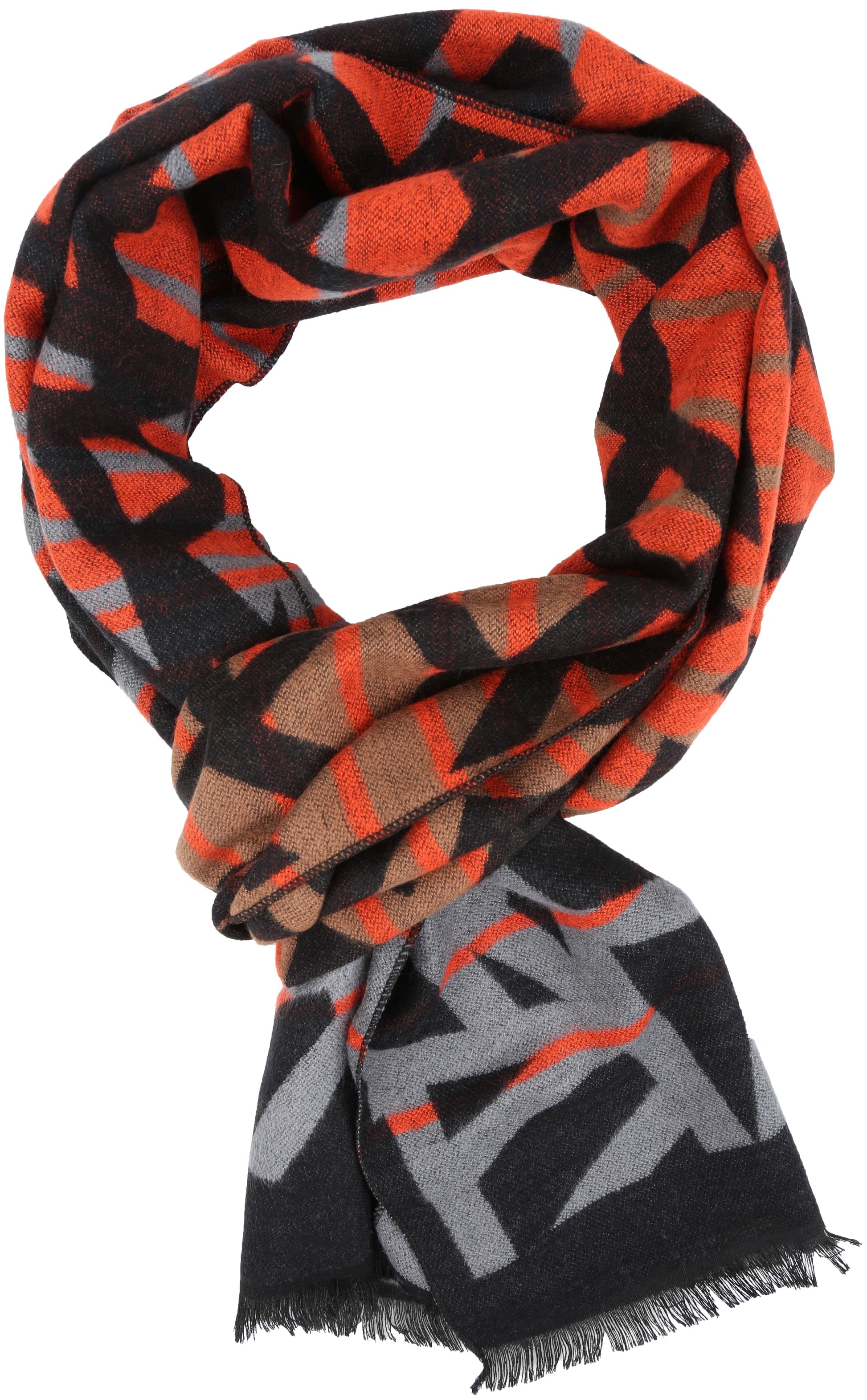 Sakkas Louek Long Wide Multi Colored Patterend UniSex Cashmere Feel Scarf - Concordia Style Boutique