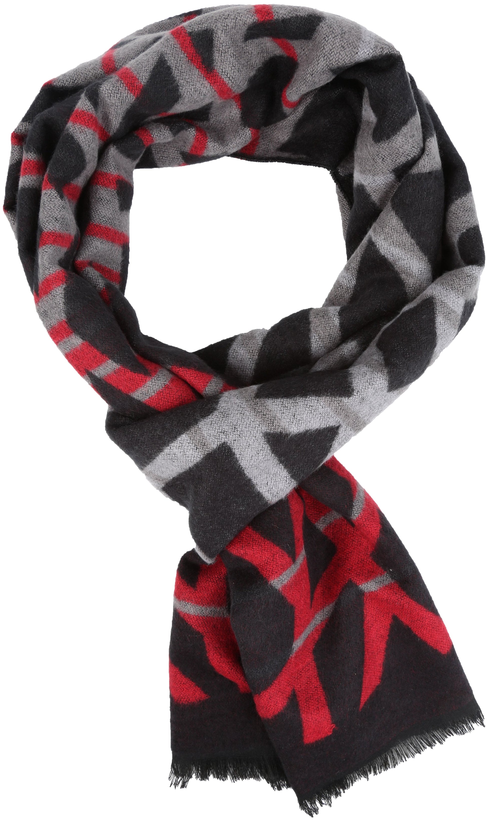 Sakkas Louek Long Wide Multi Colored Patterend UniSex Cashmere Feel Scarf - Concordia Style Boutique