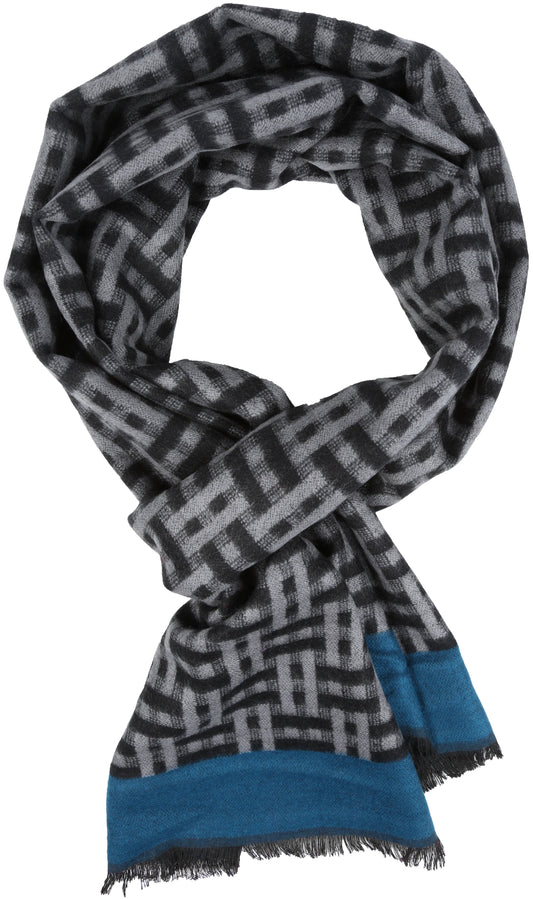Sakkas Jiel Long Wide Classic Multi Colored Pattern UniSex Cashmere Feel Scarf - Concordia Style Boutique