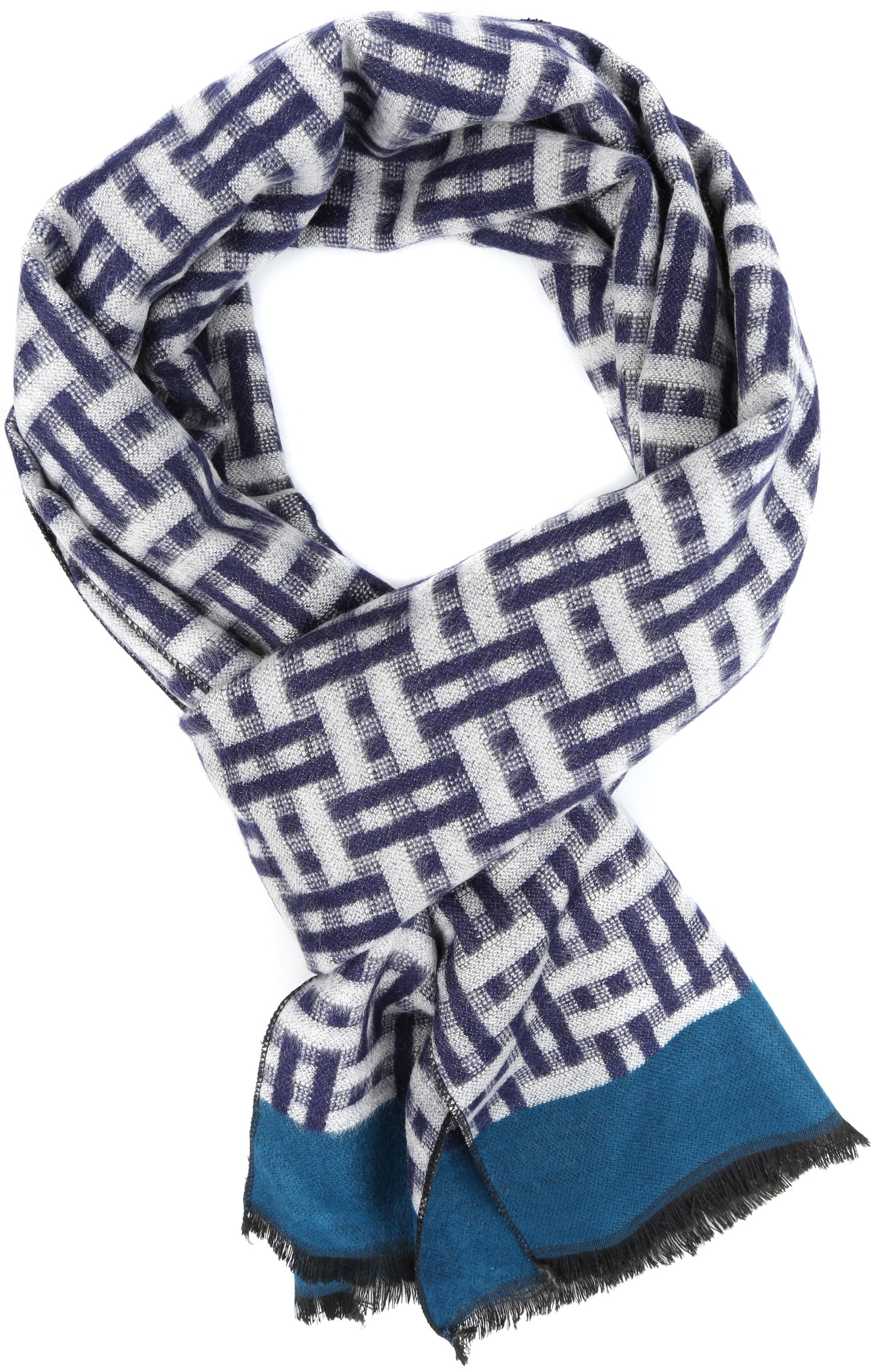 Sakkas Jiel Long Wide Classic Multi Colored Pattern UniSex Cashmere Feel Scarf - Concordia Style Boutique