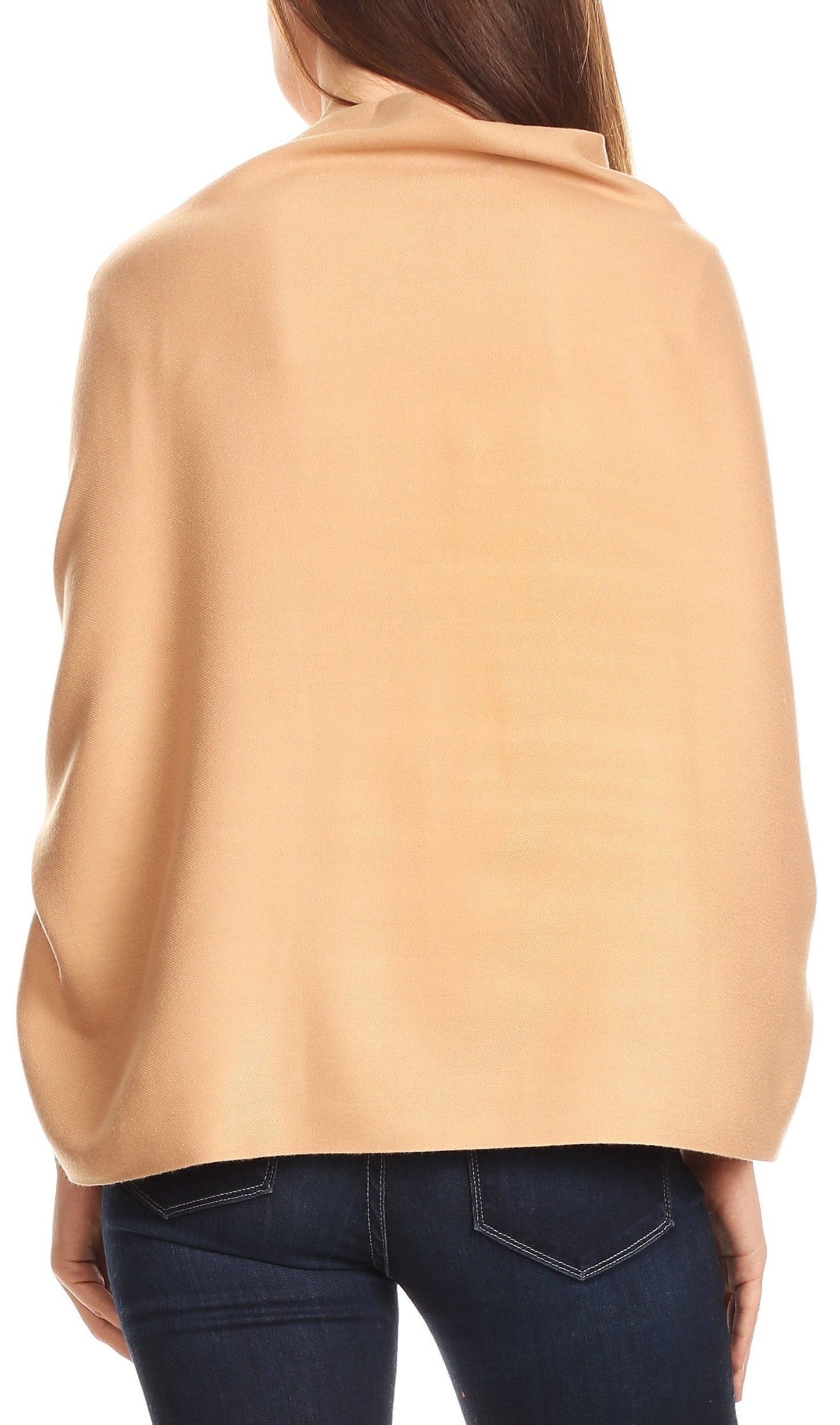 Sakkas Iris Warm Super Soft Cashmere Feel Pashmina Shawl / Scarf with Fringes - Concordia Style Boutique
