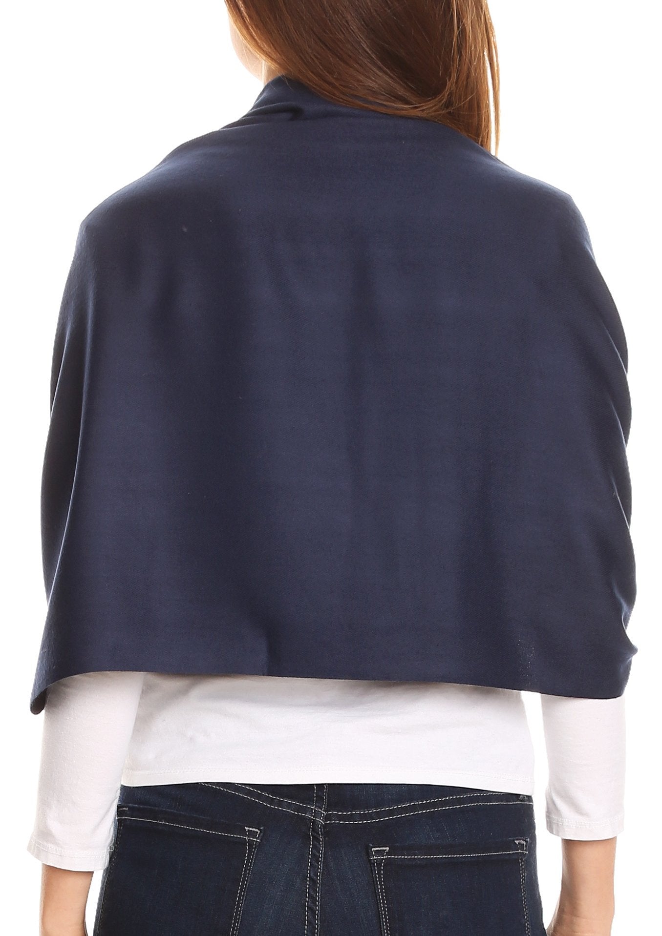 Sakkas Iris Warm Super Soft Cashmere Feel Pashmina Shawl / Scarf with Fringes - Concordia Style Boutique