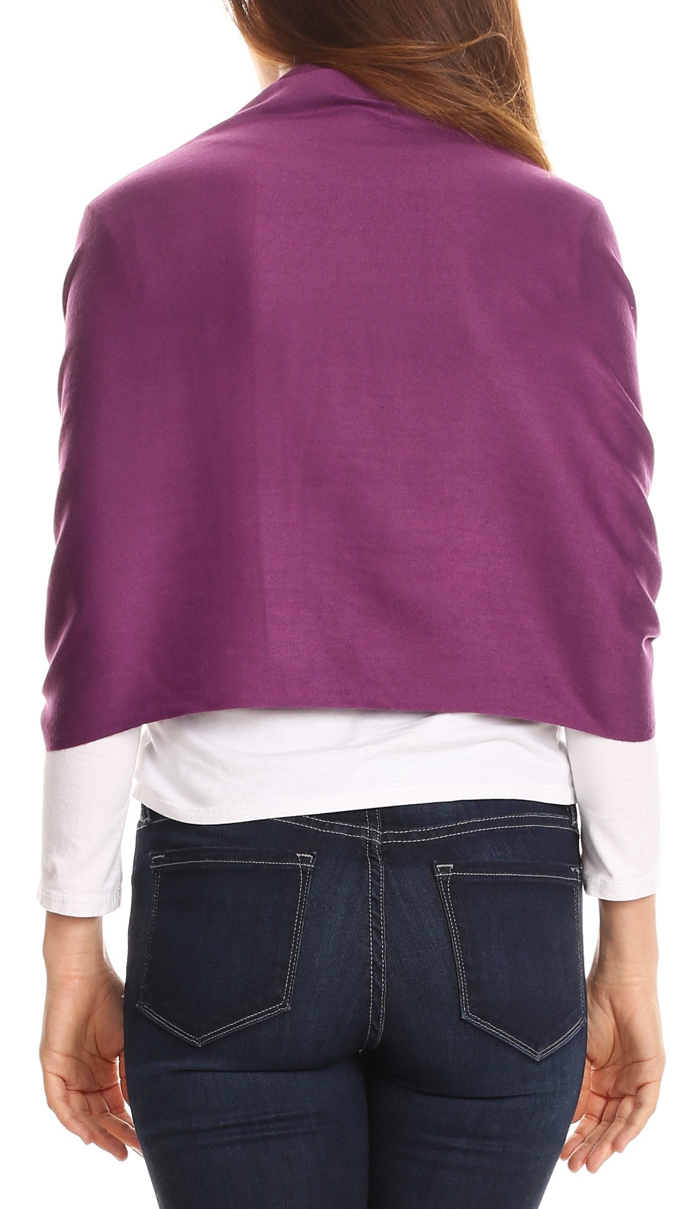 Sakkas Iris Warm Super Soft Cashmere Feel Pashmina Shawl / Scarf with Fringes - Concordia Style Boutique