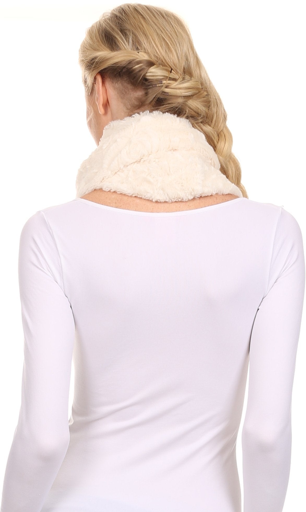 Sakkas Abhy Soft Fall Winter Furry Infinity Wrap Scarf - Concordia Style Boutique