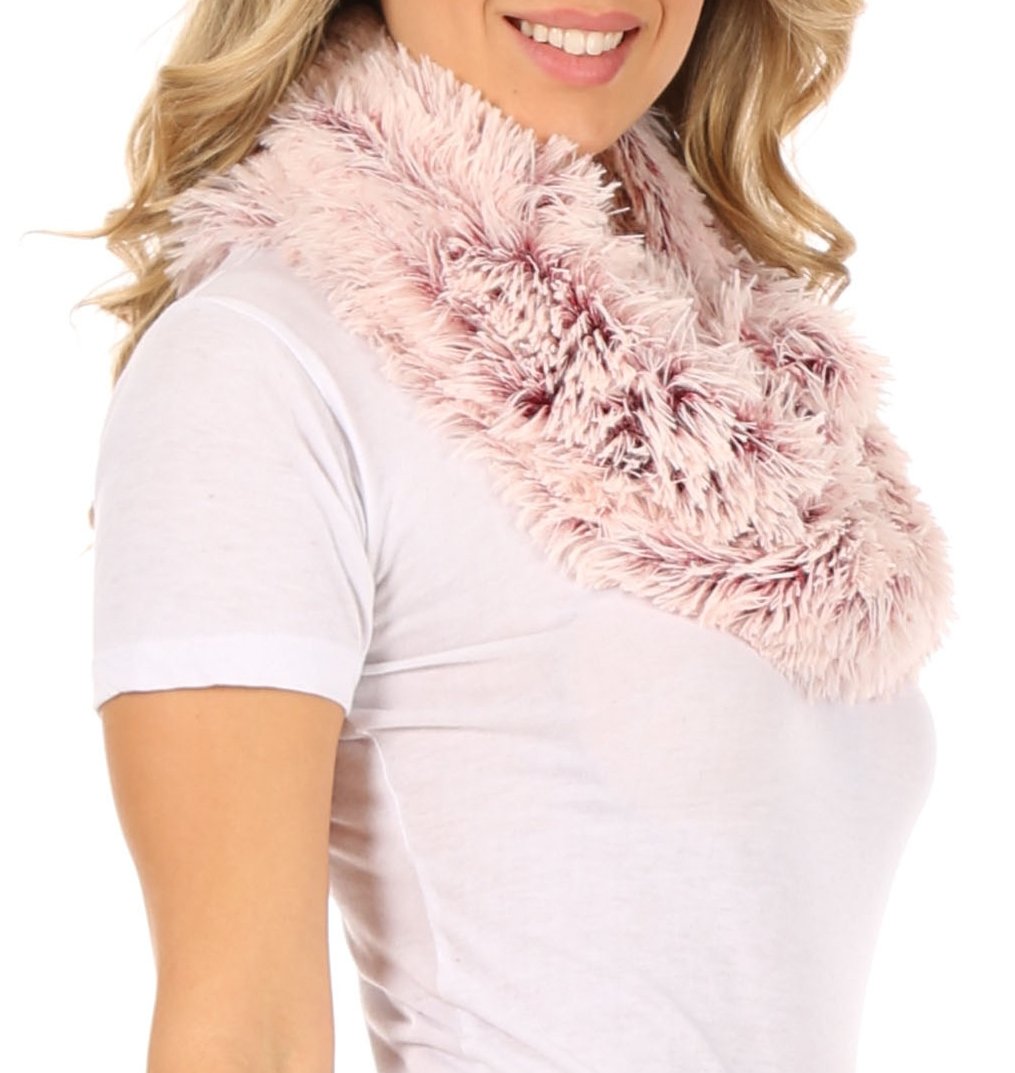 Sakkas Abhy Soft Fall Winter Furry Infinity Wrap Scarf - Concordia Style Boutique