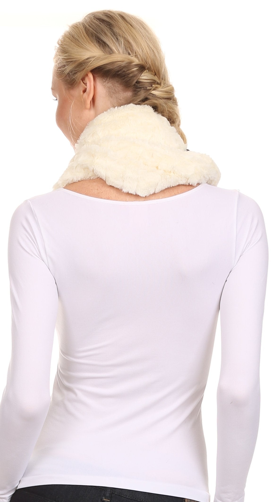 Sakkas Abhy Soft Fall Winter Furry Infinity Wrap Scarf - Concordia Style Boutique