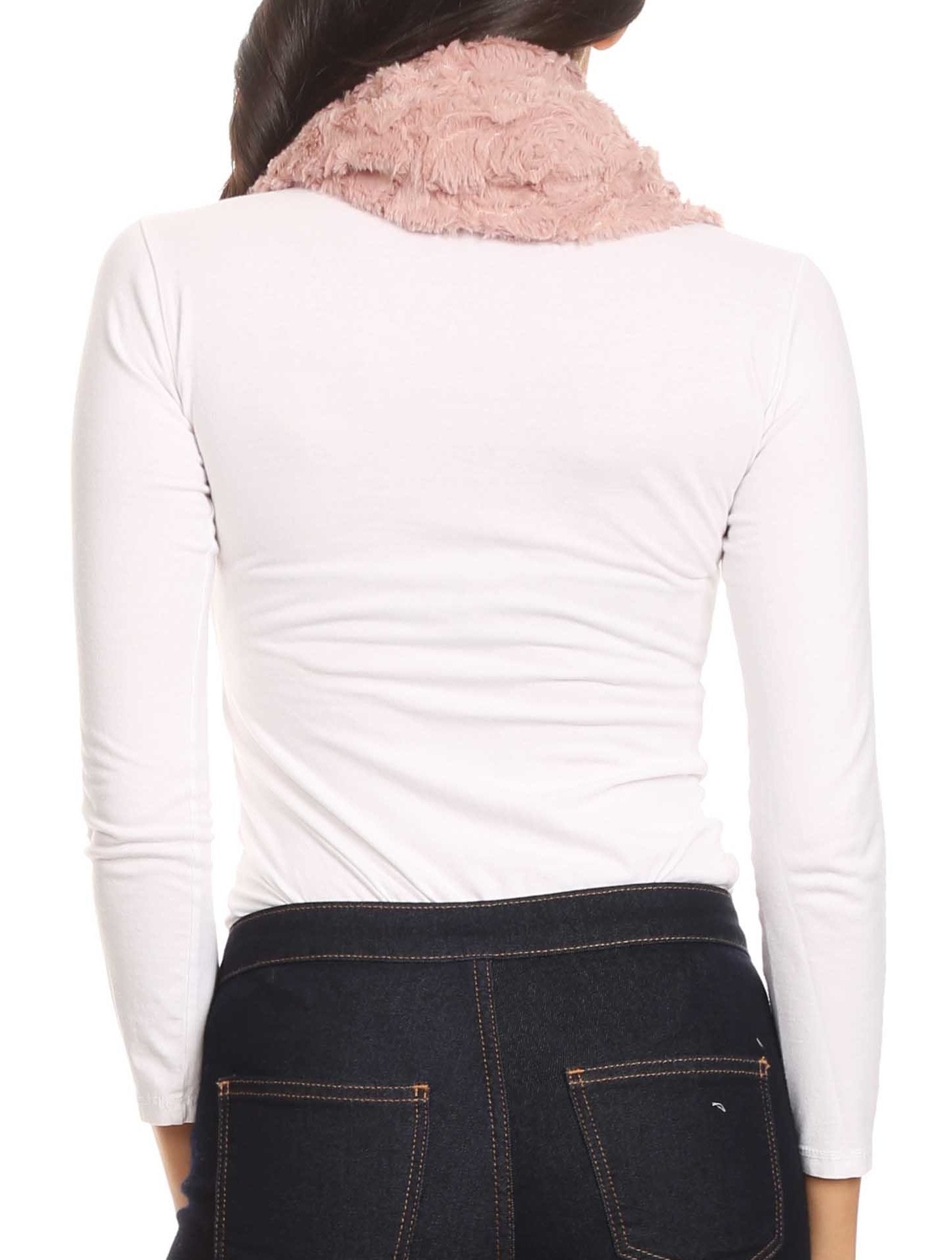 Sakkas Abhy Soft Fall Winter Furry Infinity Wrap Scarf - Concordia Style Boutique