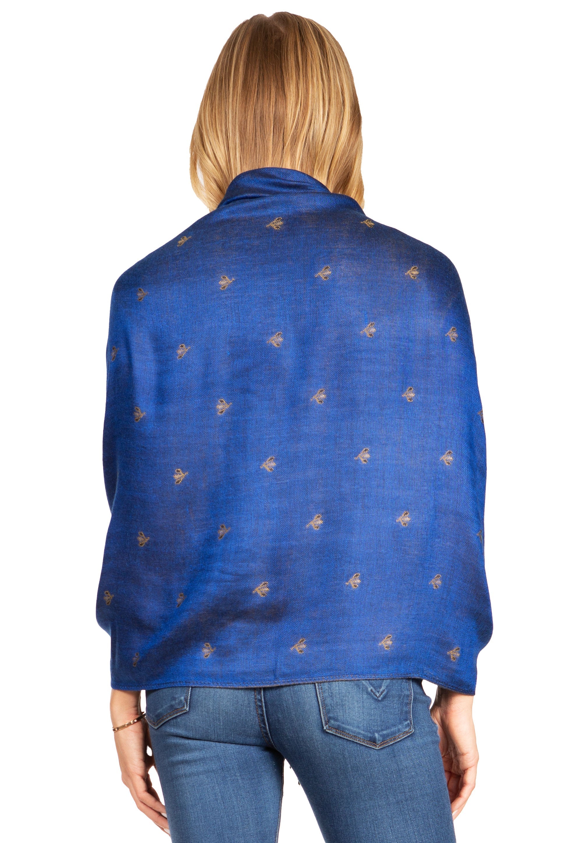 Sakkas Gianna Women's Silky Soft Reversible Floral Woven Pashmina Scarf Shawl Wrap - Concordia Style Boutique