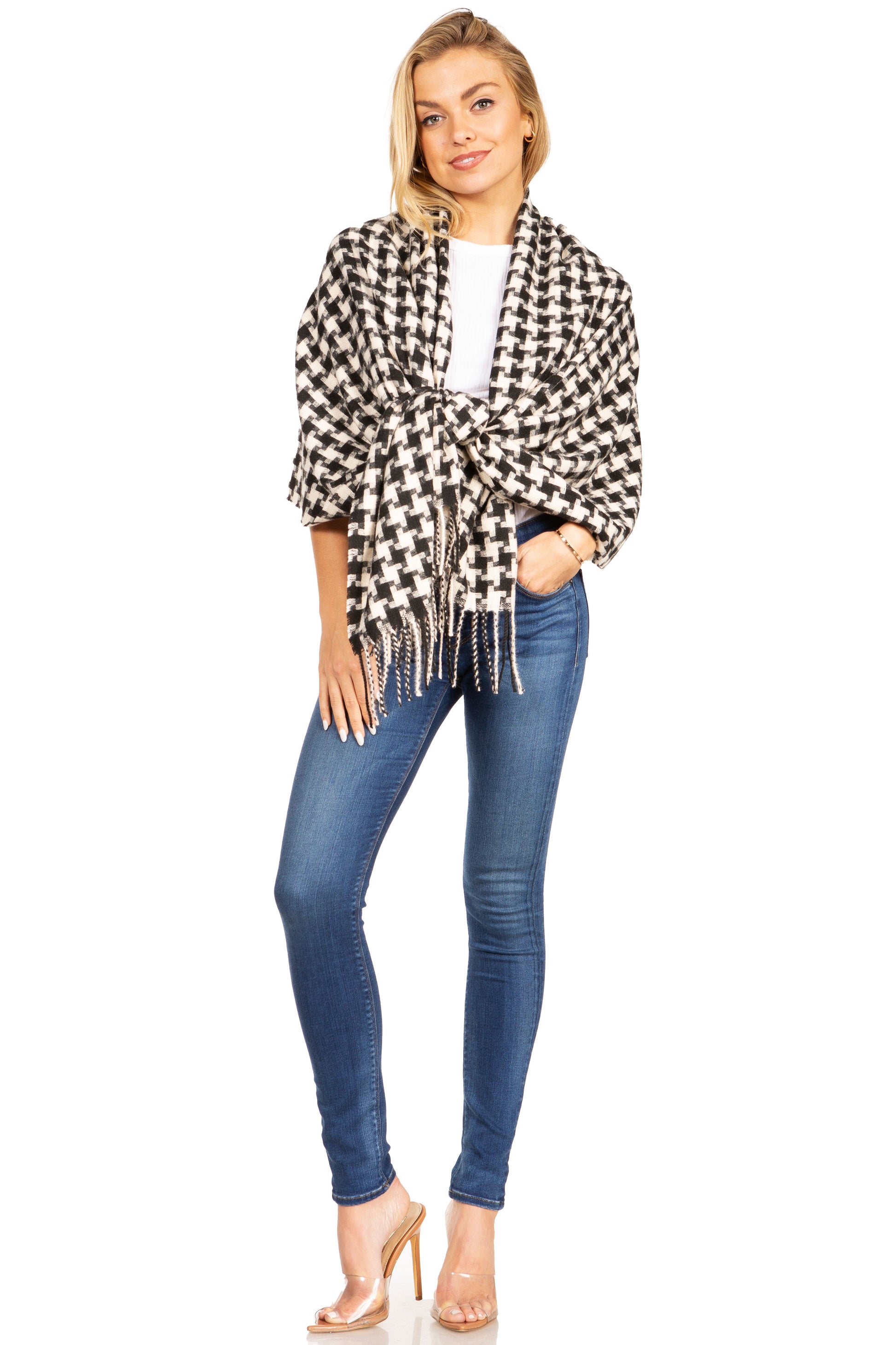 Sakkas Martinna Women's Winter Warm Super Soft and Light Pattern Shawl Scarf Wrap - Concordia Style Boutique