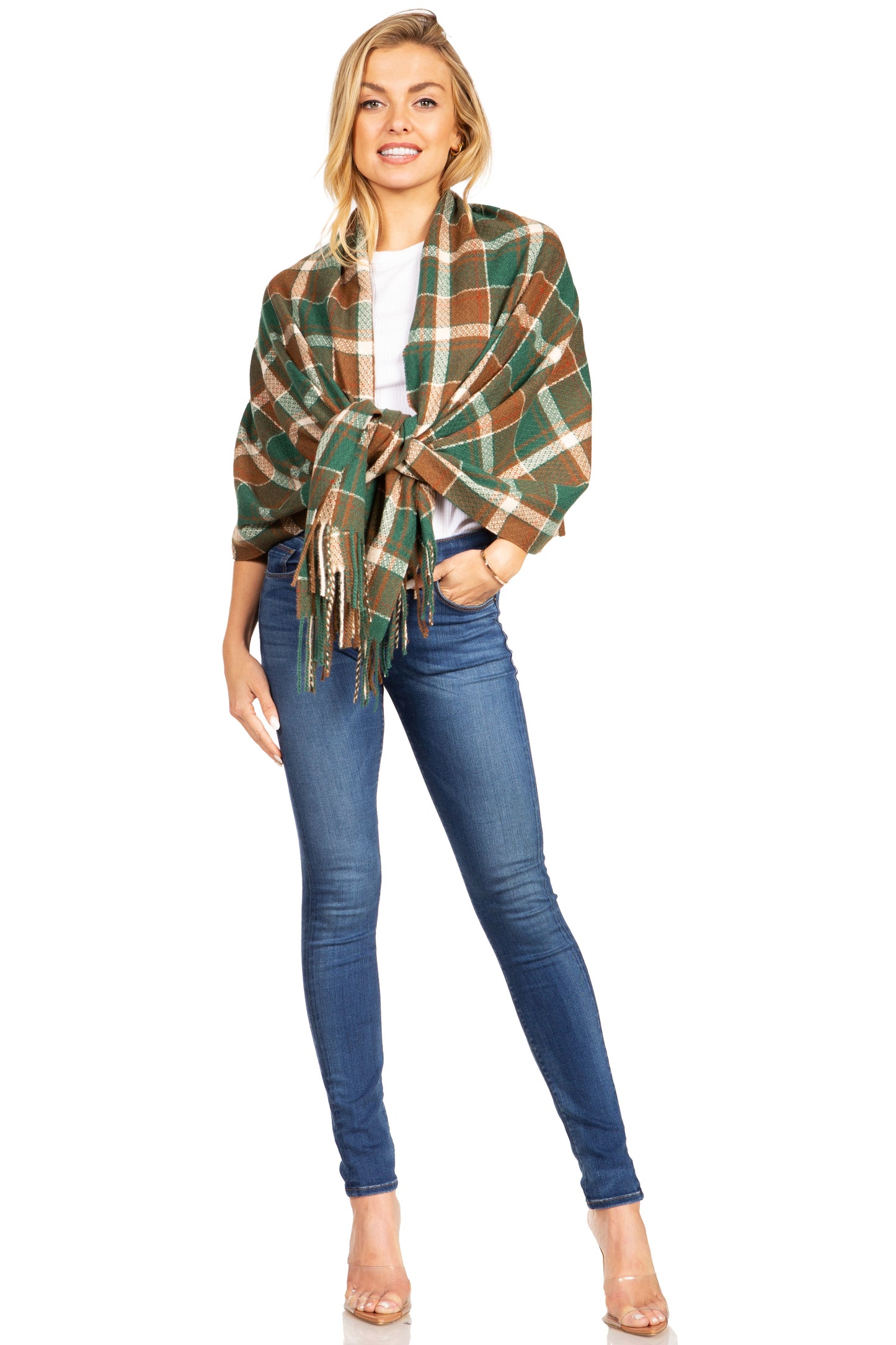 Sakkas Martinna Women's Winter Warm Super Soft and Light Pattern Shawl Scarf Wrap - Concordia Style Boutique