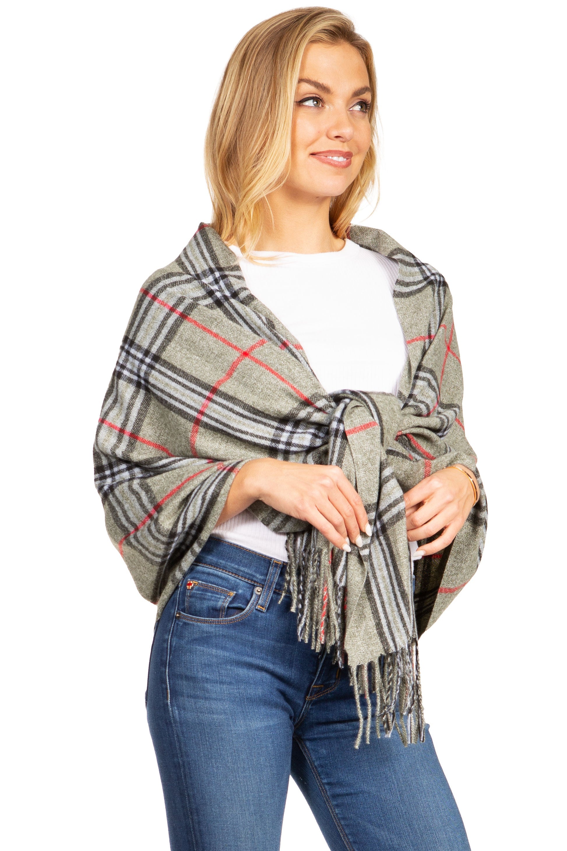 Sakkas Martinna Women's Winter Warm Super Soft and Light Pattern Shawl Scarf Wrap - Concordia Style Boutique