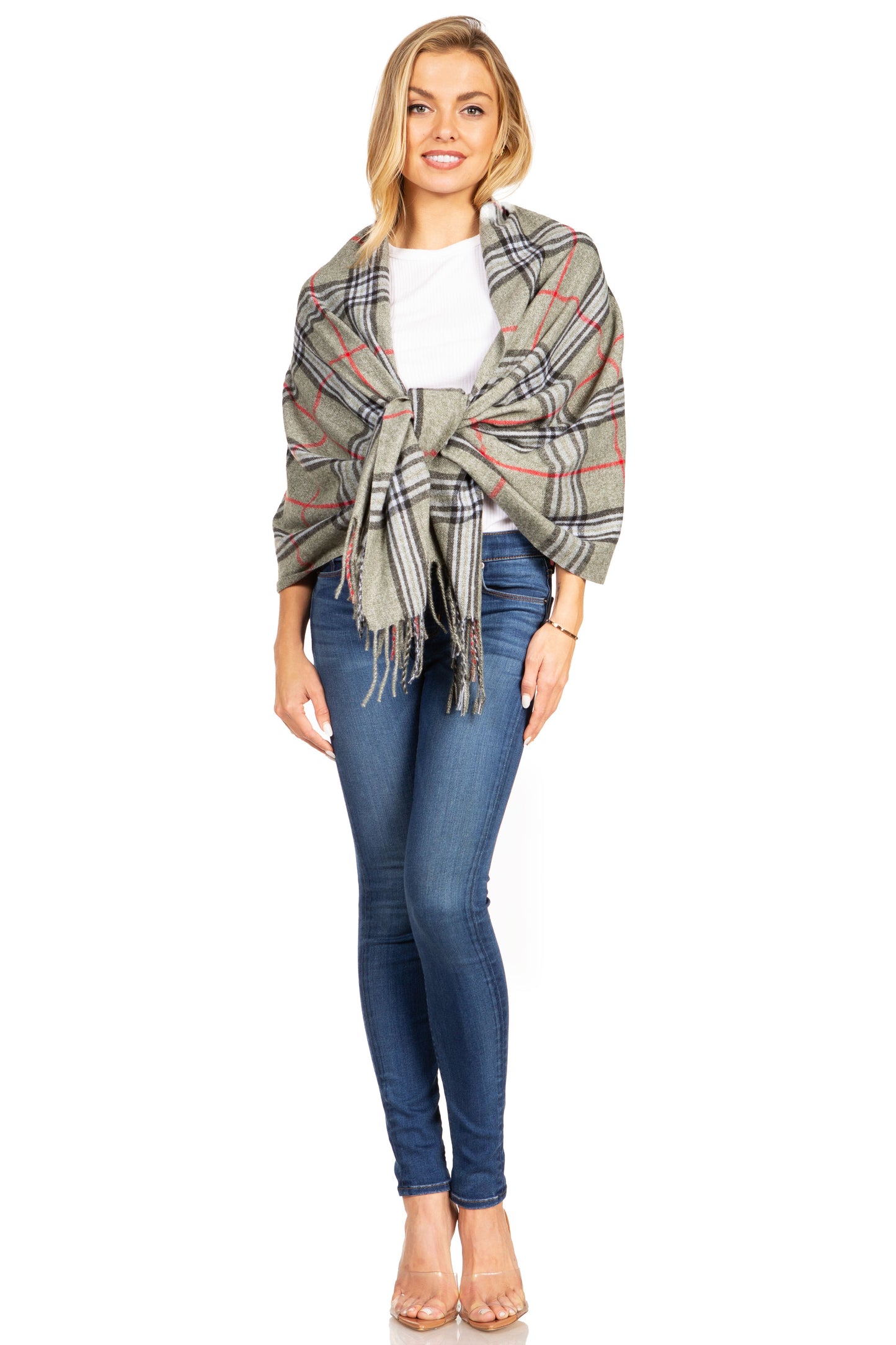 Sakkas Martinna Women's Winter Warm Super Soft and Light Pattern Shawl Scarf Wrap - Concordia Style Boutique