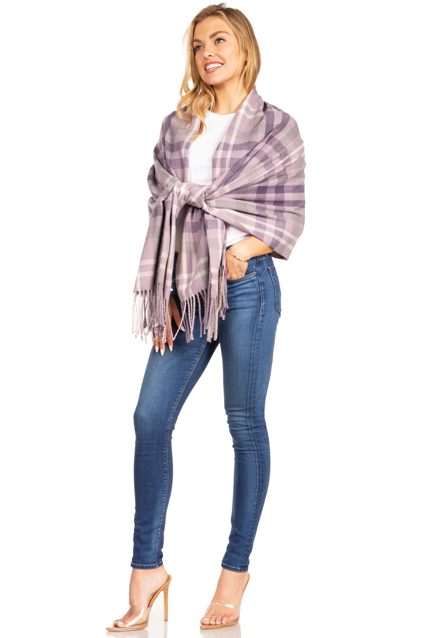 Sakkas Martinna Women's Winter Warm Super Soft and Light Pattern Shawl Scarf Wrap - Concordia Style Boutique