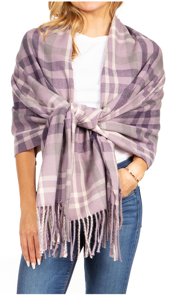 Sakkas Martinna Women's Winter Warm Super Soft and Light Pattern Shawl Scarf Wrap - Concordia Style Boutique