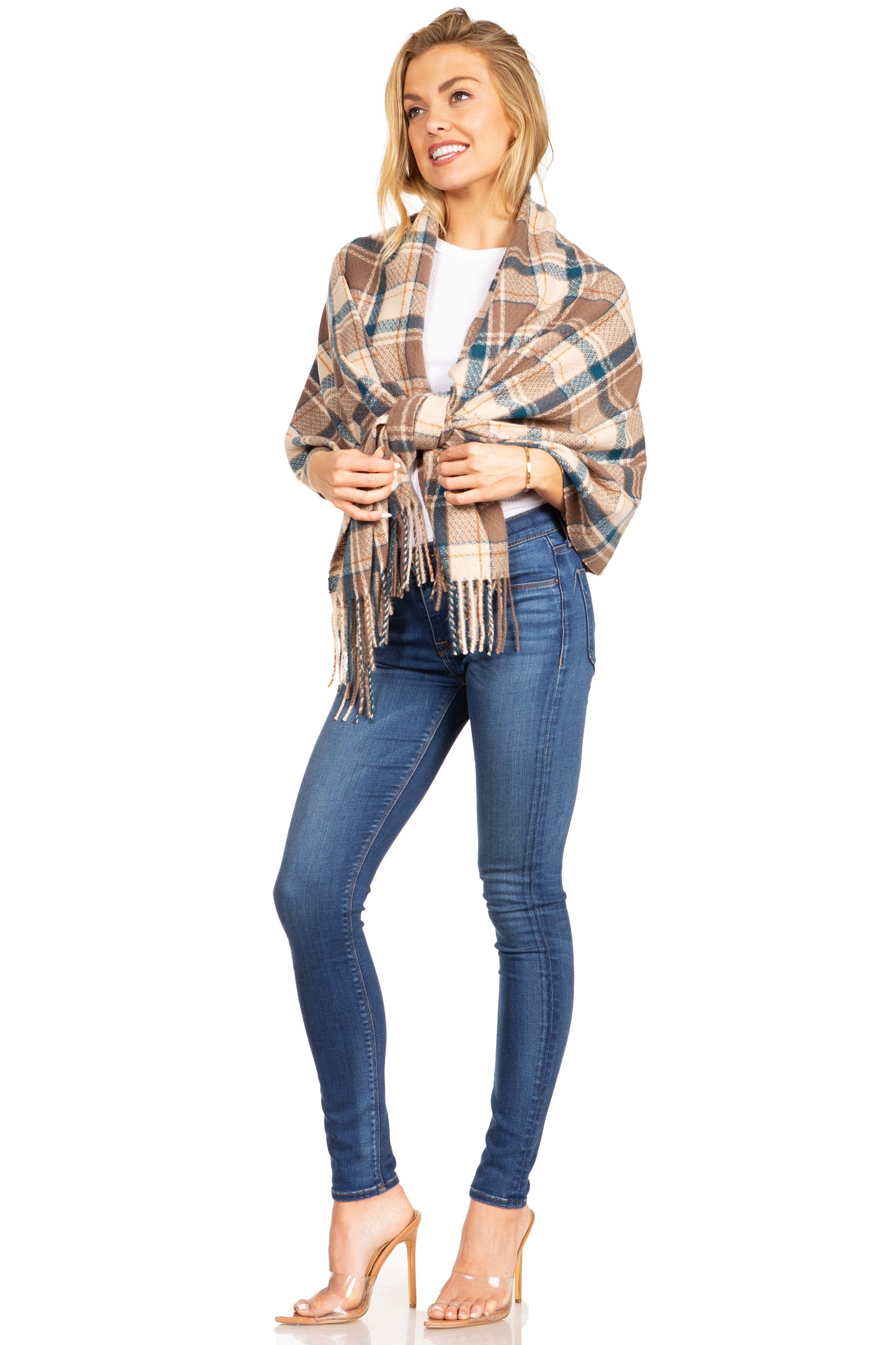 Sakkas Martinna Women's Winter Warm Super Soft and Light Pattern Shawl Scarf Wrap - Concordia Style Boutique