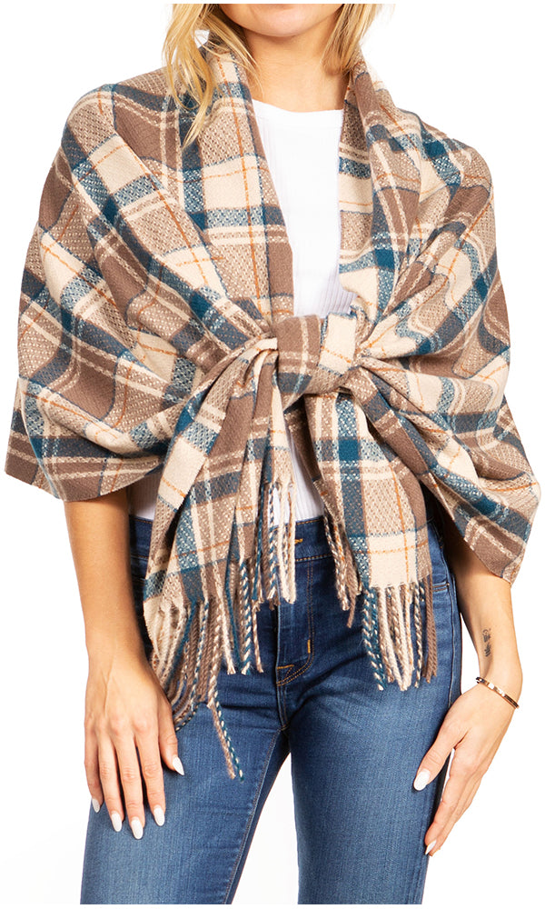 Sakkas Martinna Women's Winter Warm Super Soft and Light Pattern Shawl Scarf Wrap - Concordia Style Boutique