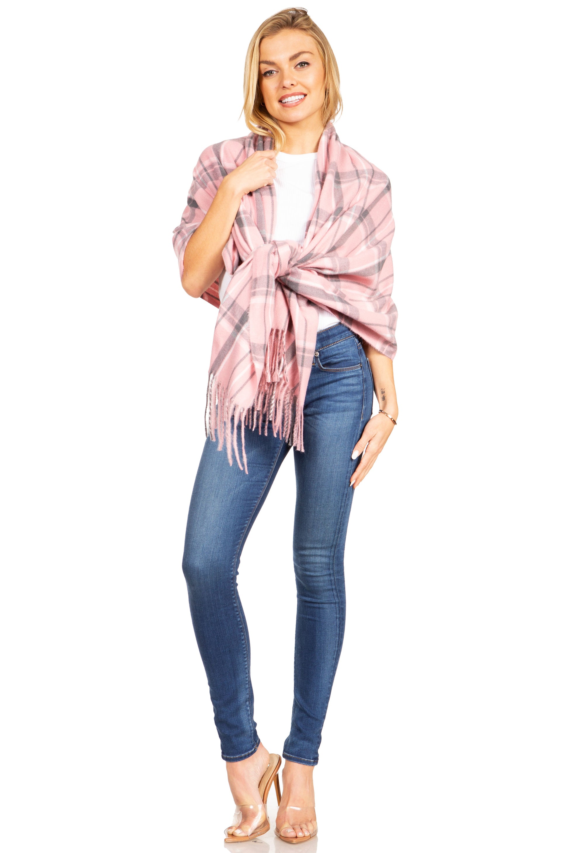 Sakkas Martinna Women's Winter Warm Super Soft and Light Pattern Shawl Scarf Wrap - Concordia Style Boutique