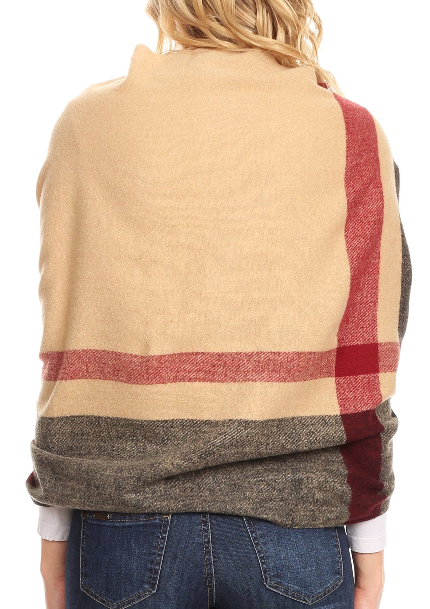 Sakkas Martinna Women's Winter Warm Super Soft and Light Pattern Shawl Scarf Wrap - Concordia Style Boutique