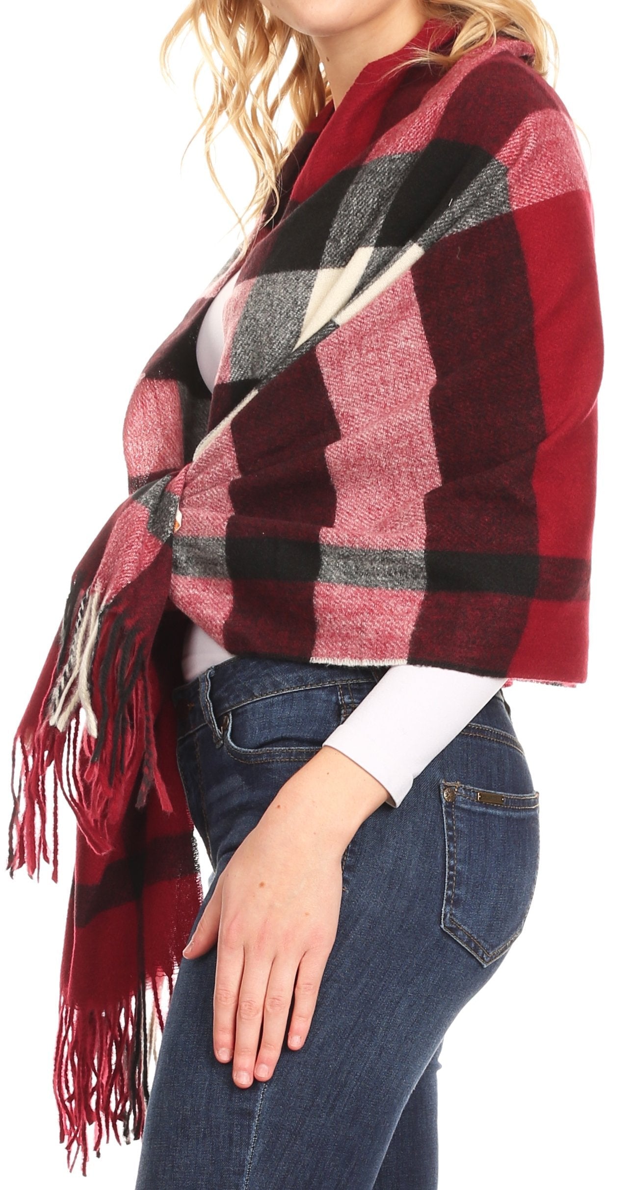 Sakkas Martinna Women's Winter Warm Super Soft and Light Pattern Shawl Scarf Wrap - Concordia Style Boutique