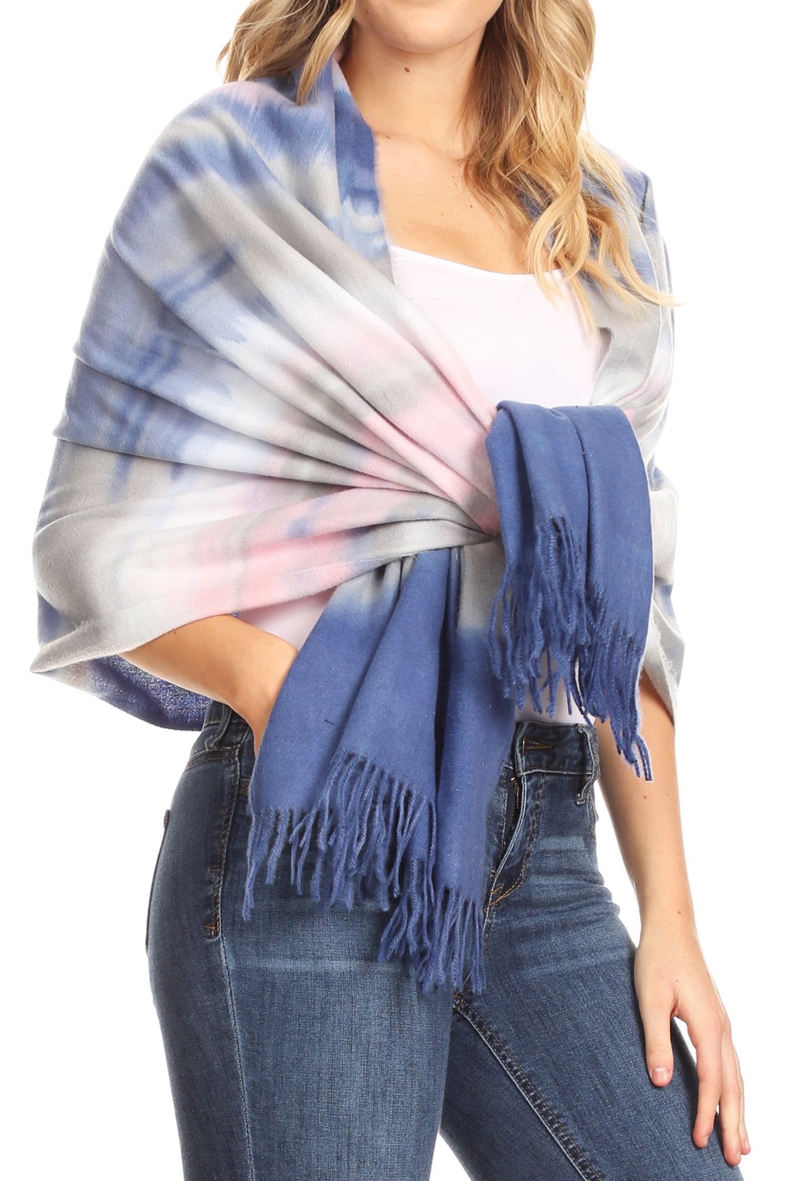 Sakkas Martinna Women's Winter Warm Super Soft and Light Pattern Shawl Scarf Wrap - Concordia Style Boutique