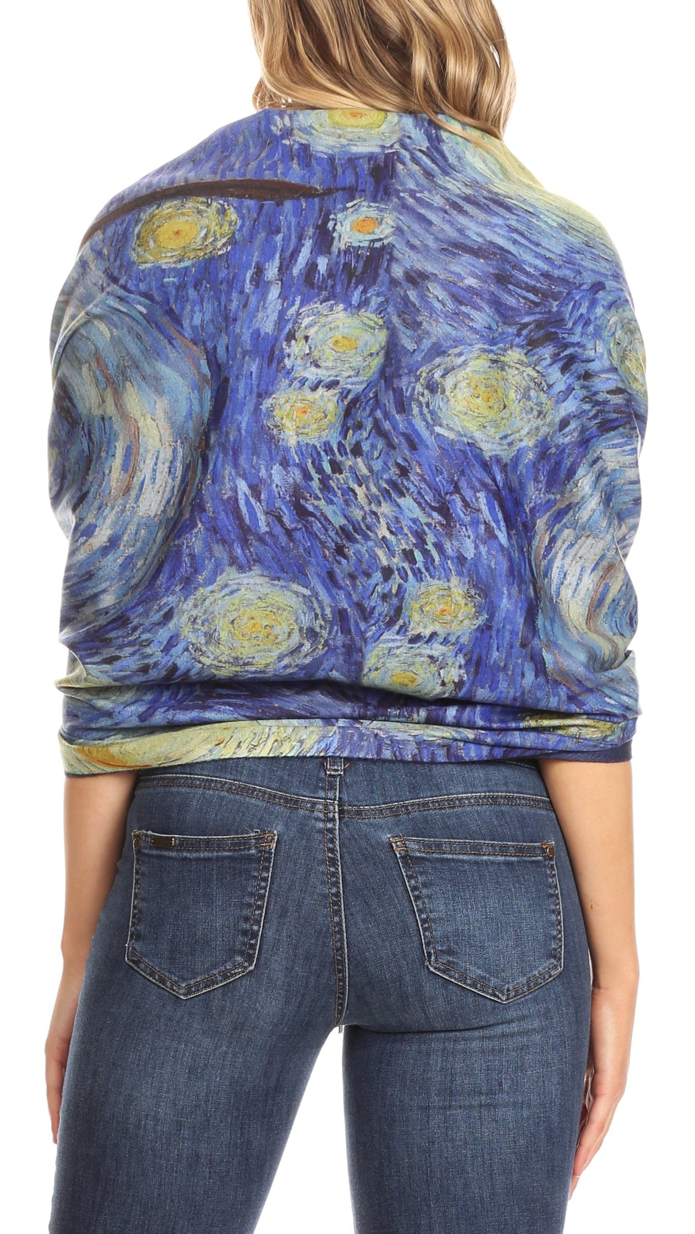 Sakkas Oria Women's Soft Lightweight Colorful Printed Shawl Scarf Wrap Stole - Concordia Style Boutique