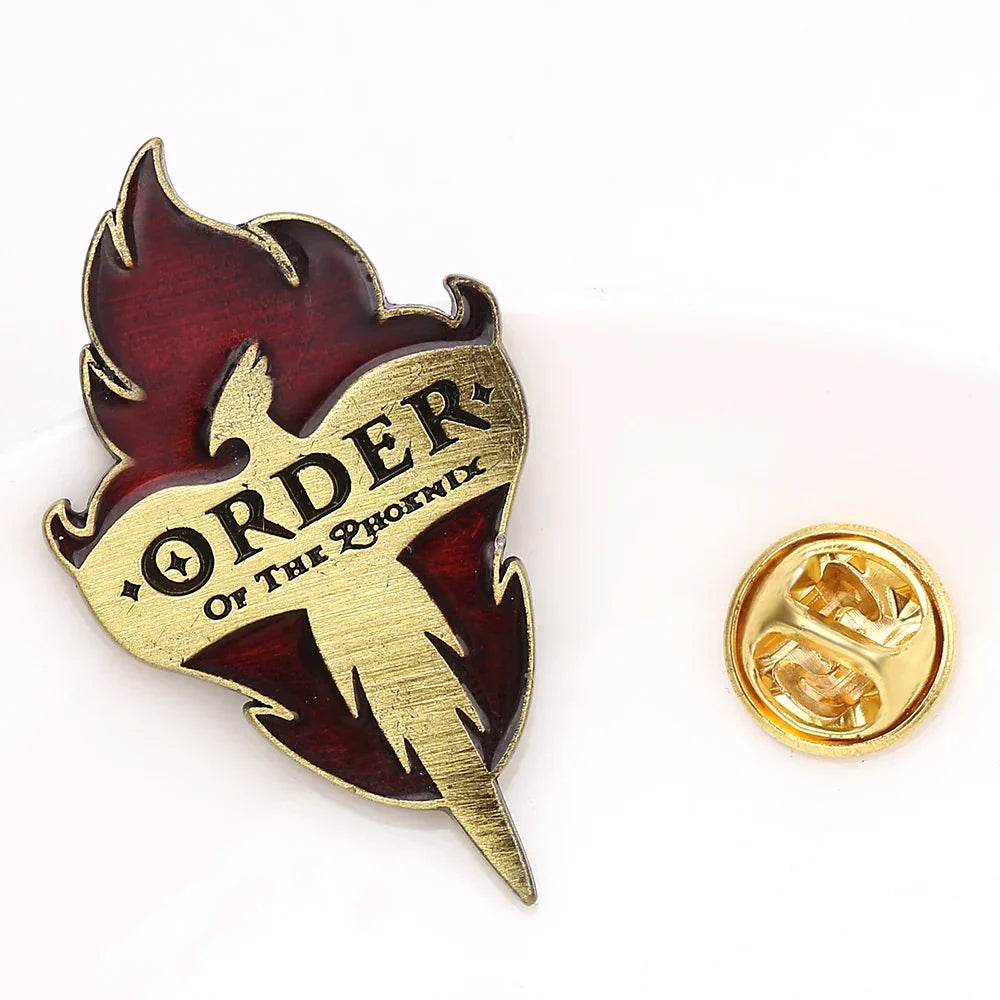 Order of The Phoenix Enamel Pin Wizarding School Jewelry