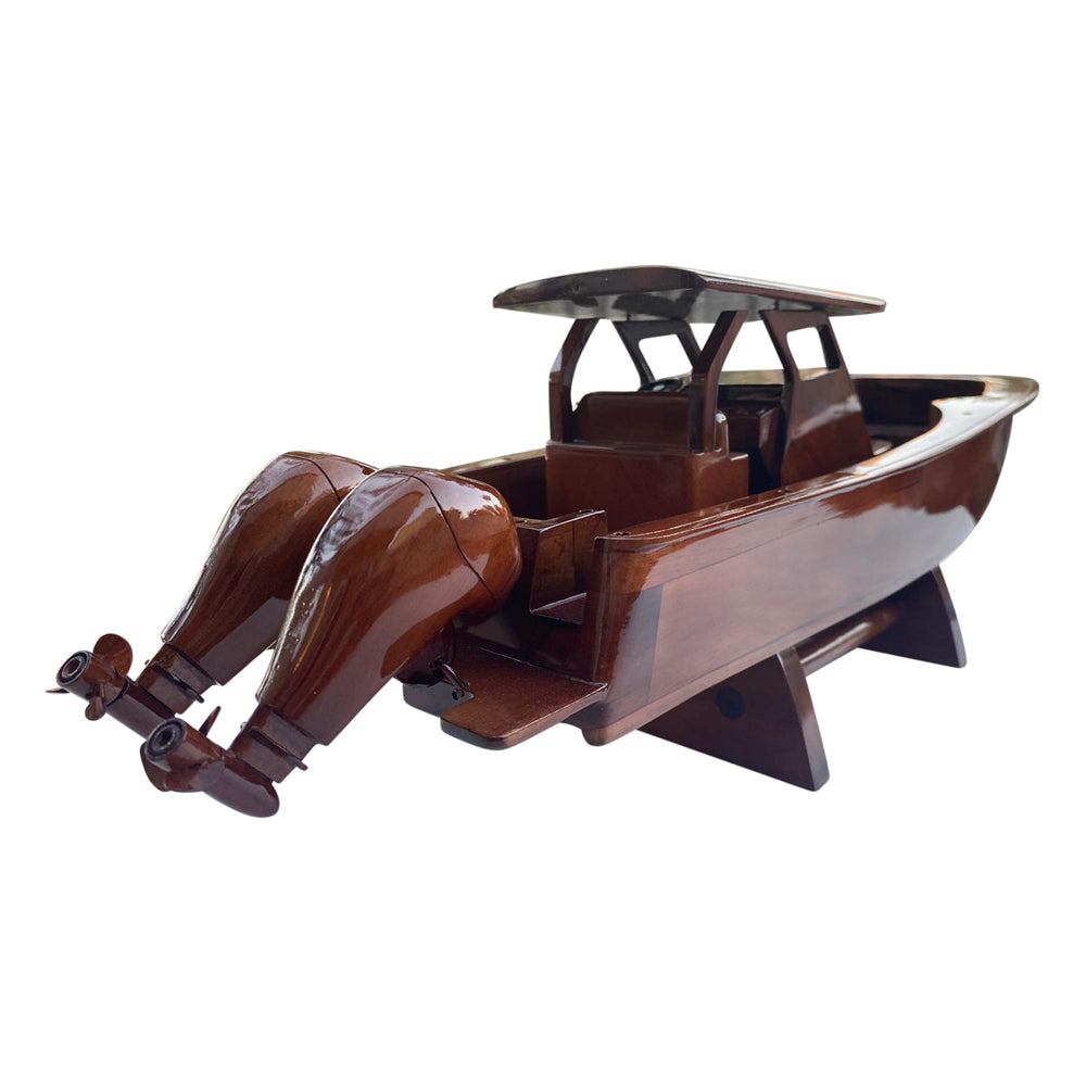 Scout 300 LFT boat  Mahogany Wood Desktop Model