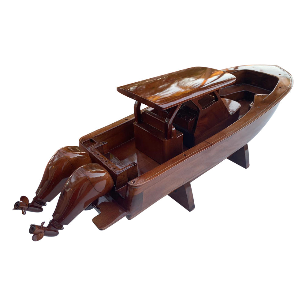 Scout 300 LFT boat  Mahogany Wood Desktop Model